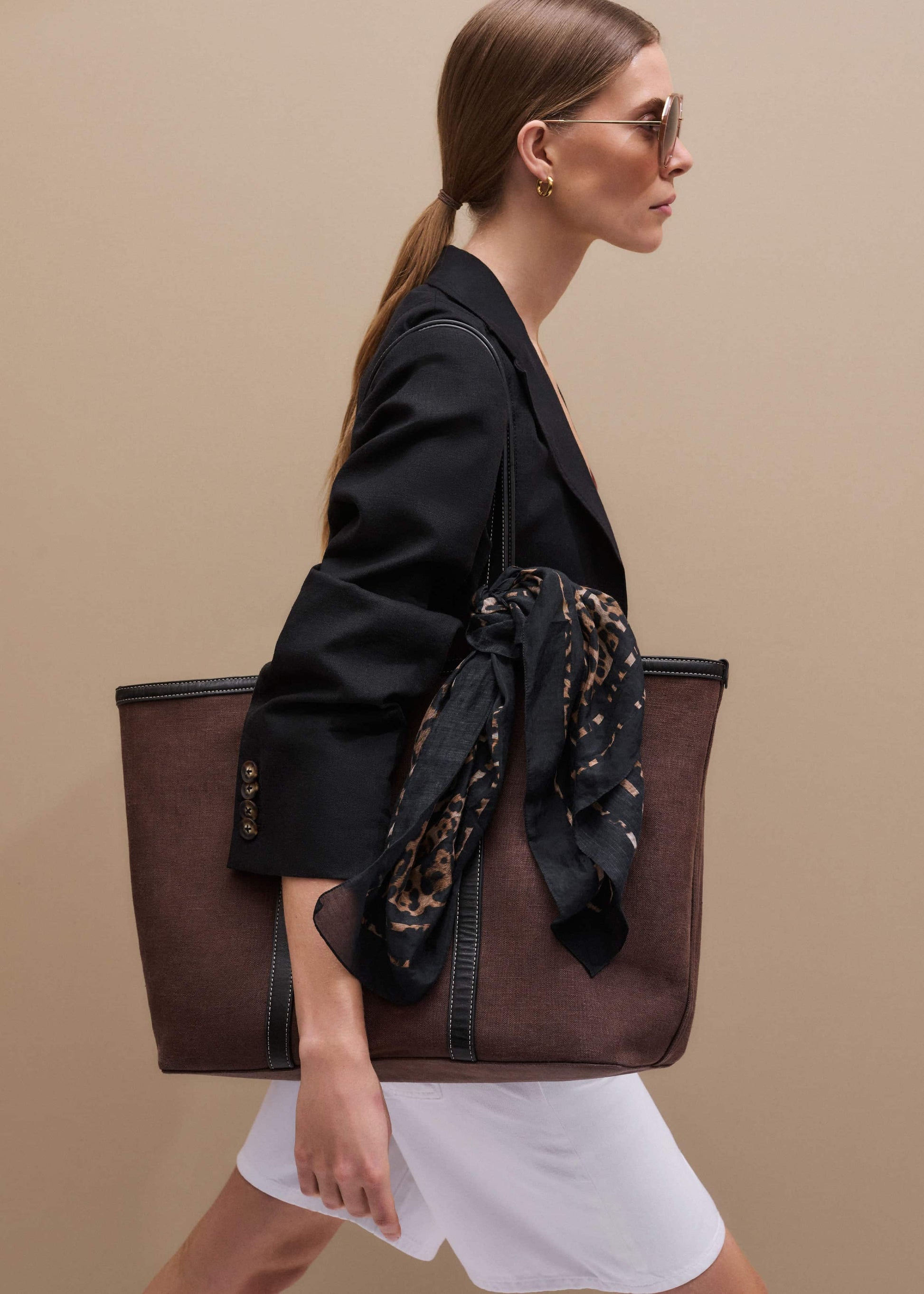 ME and EM Clothing|Accessories Brown Reversible Tote