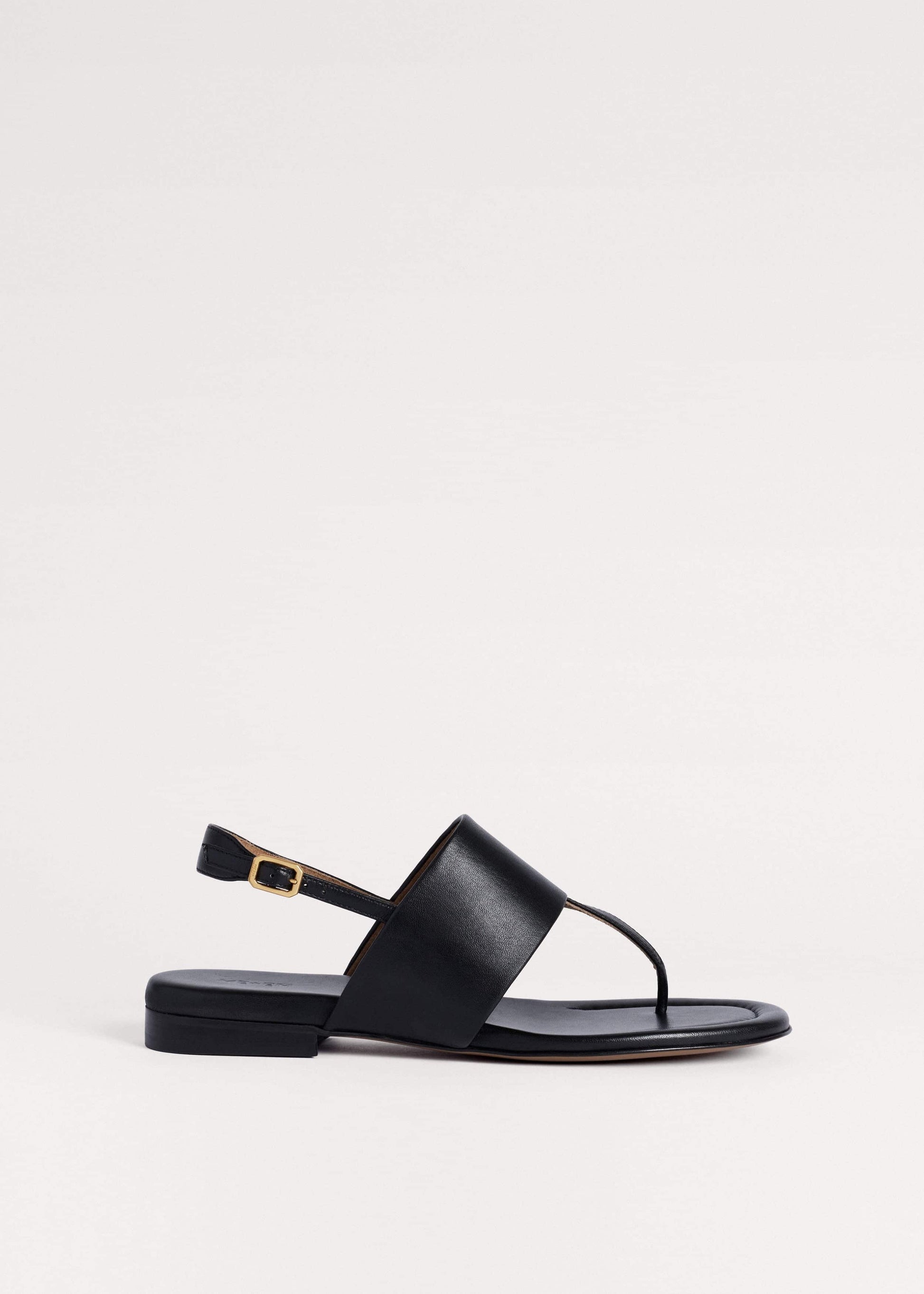 ME and EM Clothing|Accessories Black Minimal Sandal