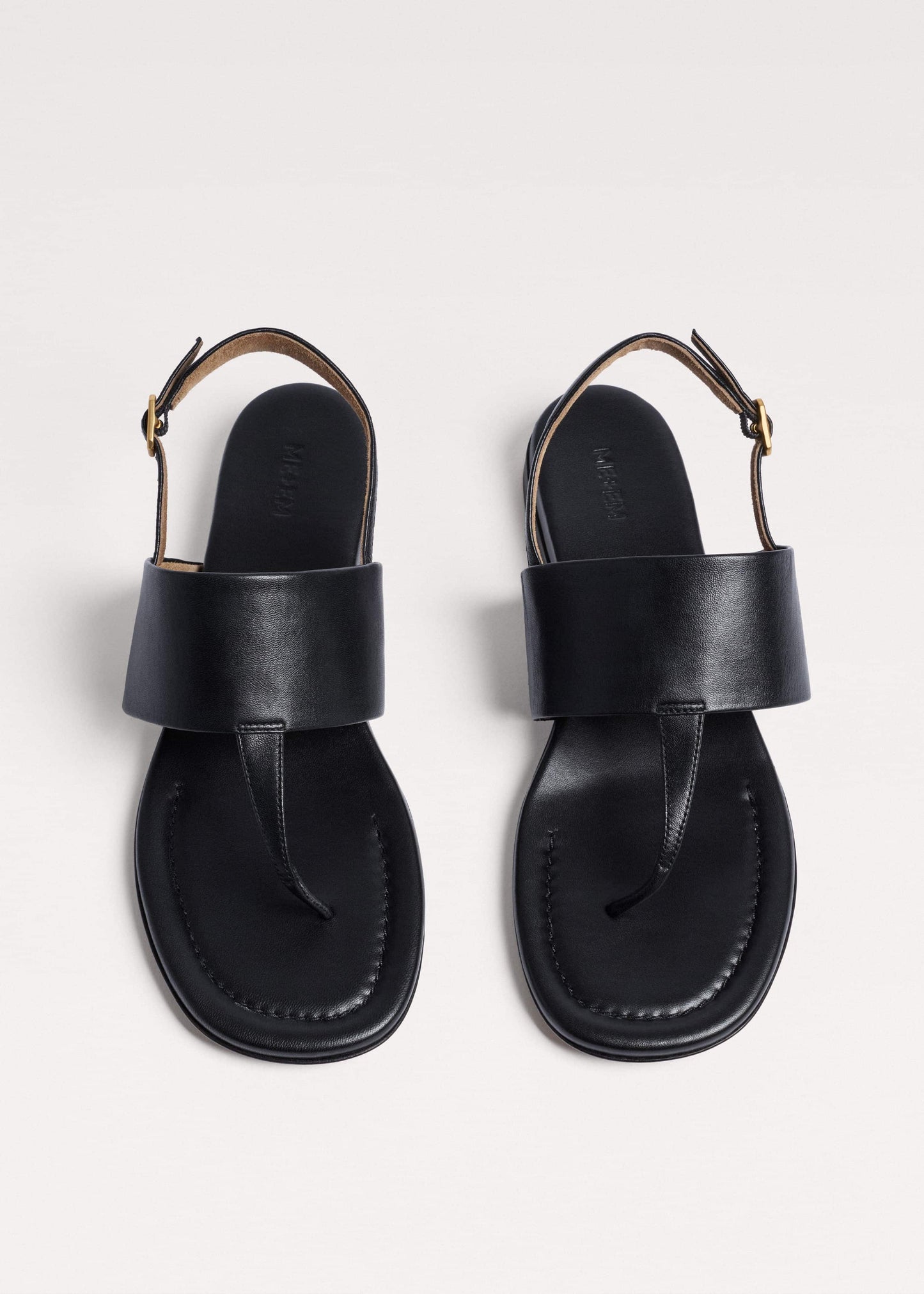 ME and EM Clothing|Accessories Black Minimal Sandal