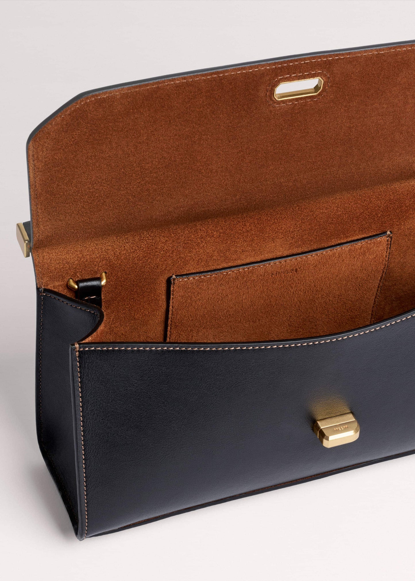 ME and EM Clothing|Accessories Black Tailored Clutch Bag