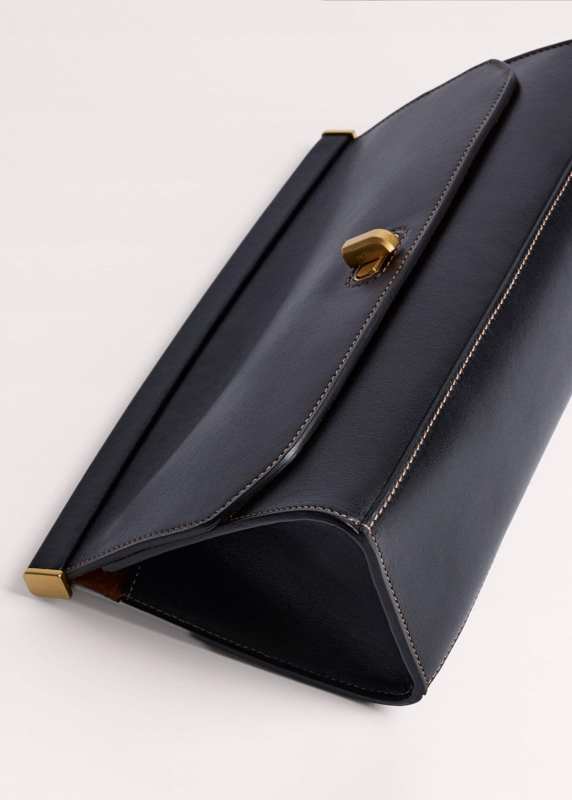ME and EM Clothing|Accessories Black Tailored Clutch Bag
