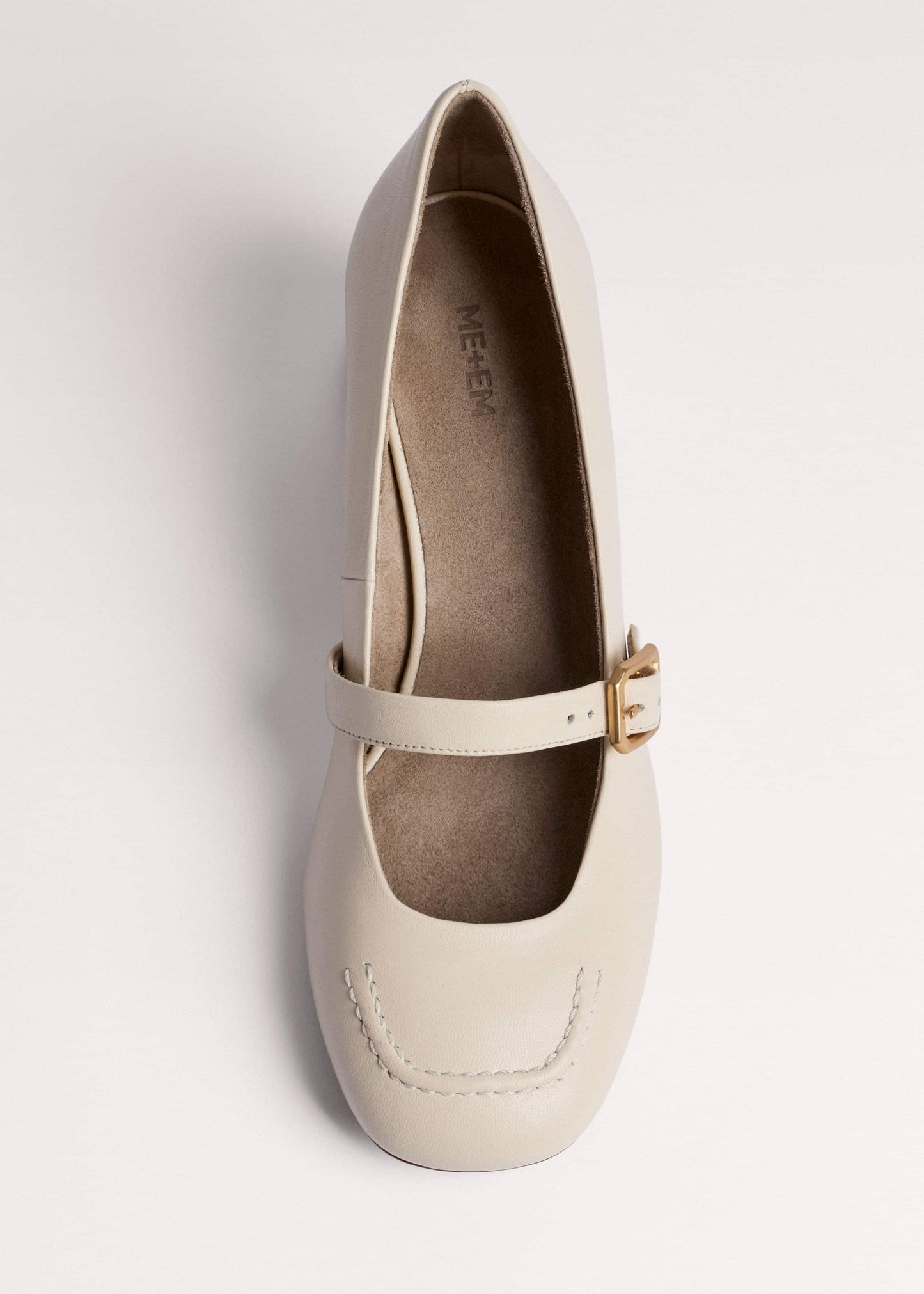 ME and EM Clothing|Accessories Cream Classic Mary Jane Heel