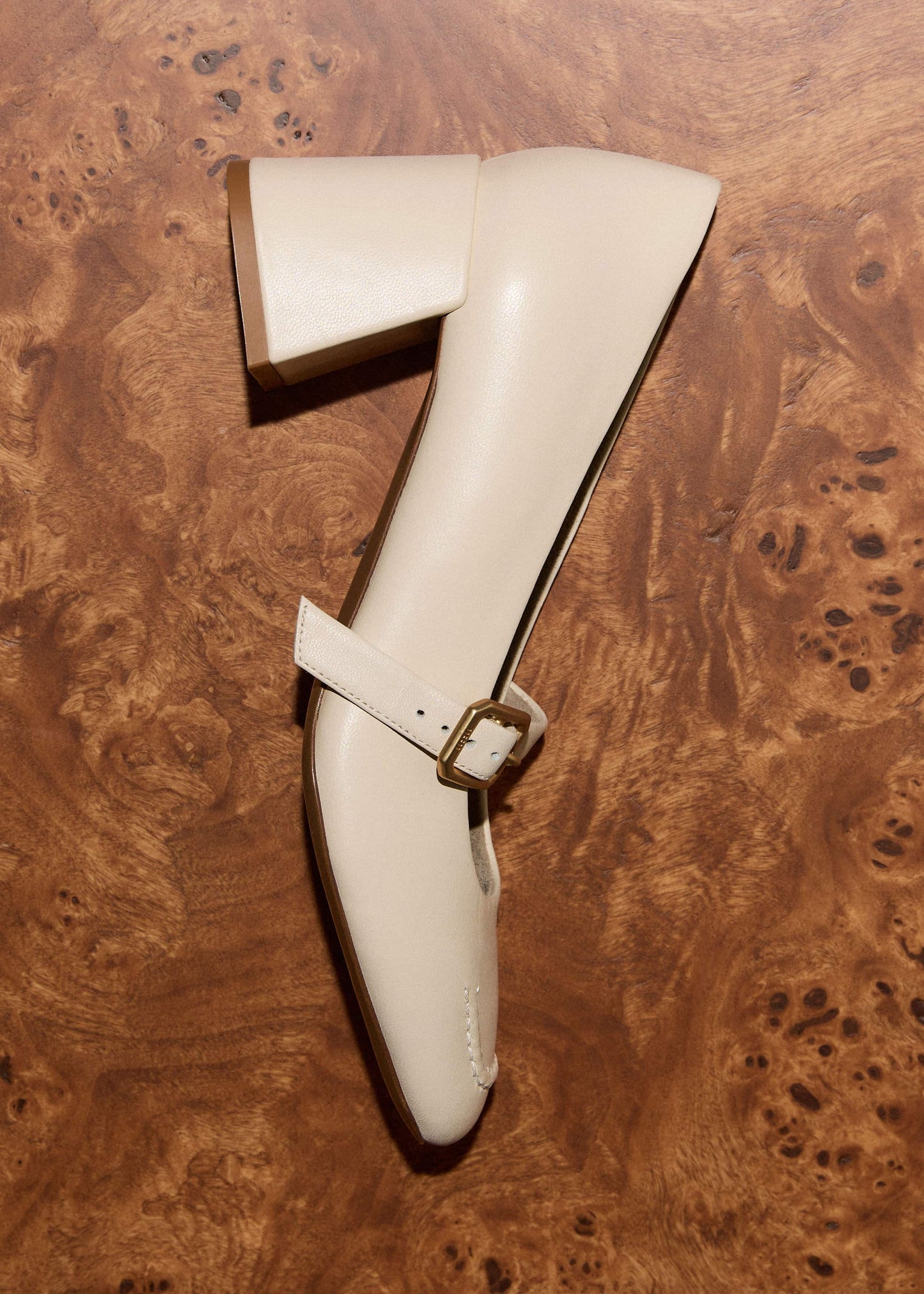 ME and EM Clothing|Accessories Cream Classic Mary Jane Heel
