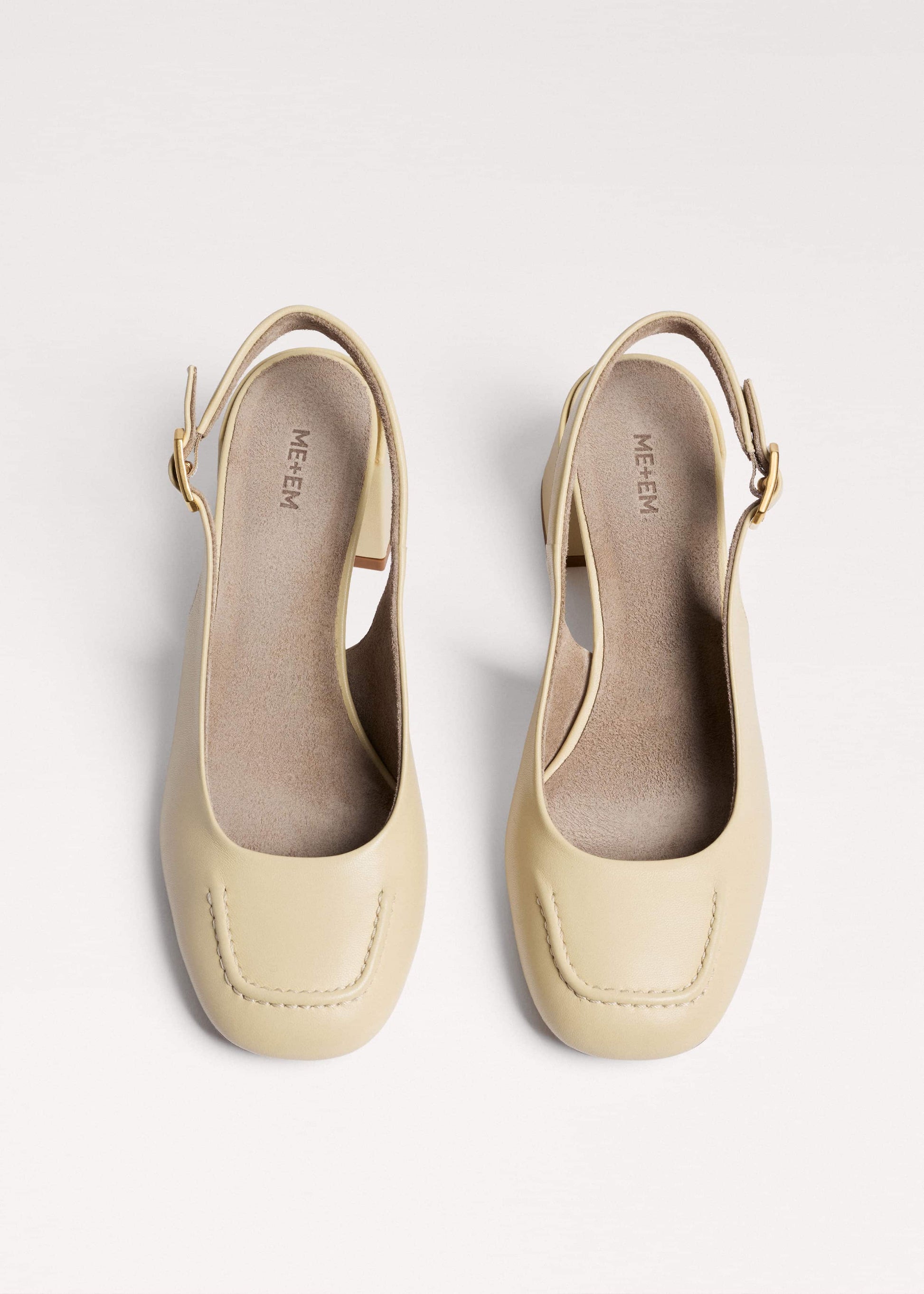 ME and EM Clothing|Accessories Cream Occasion Slingback Heel