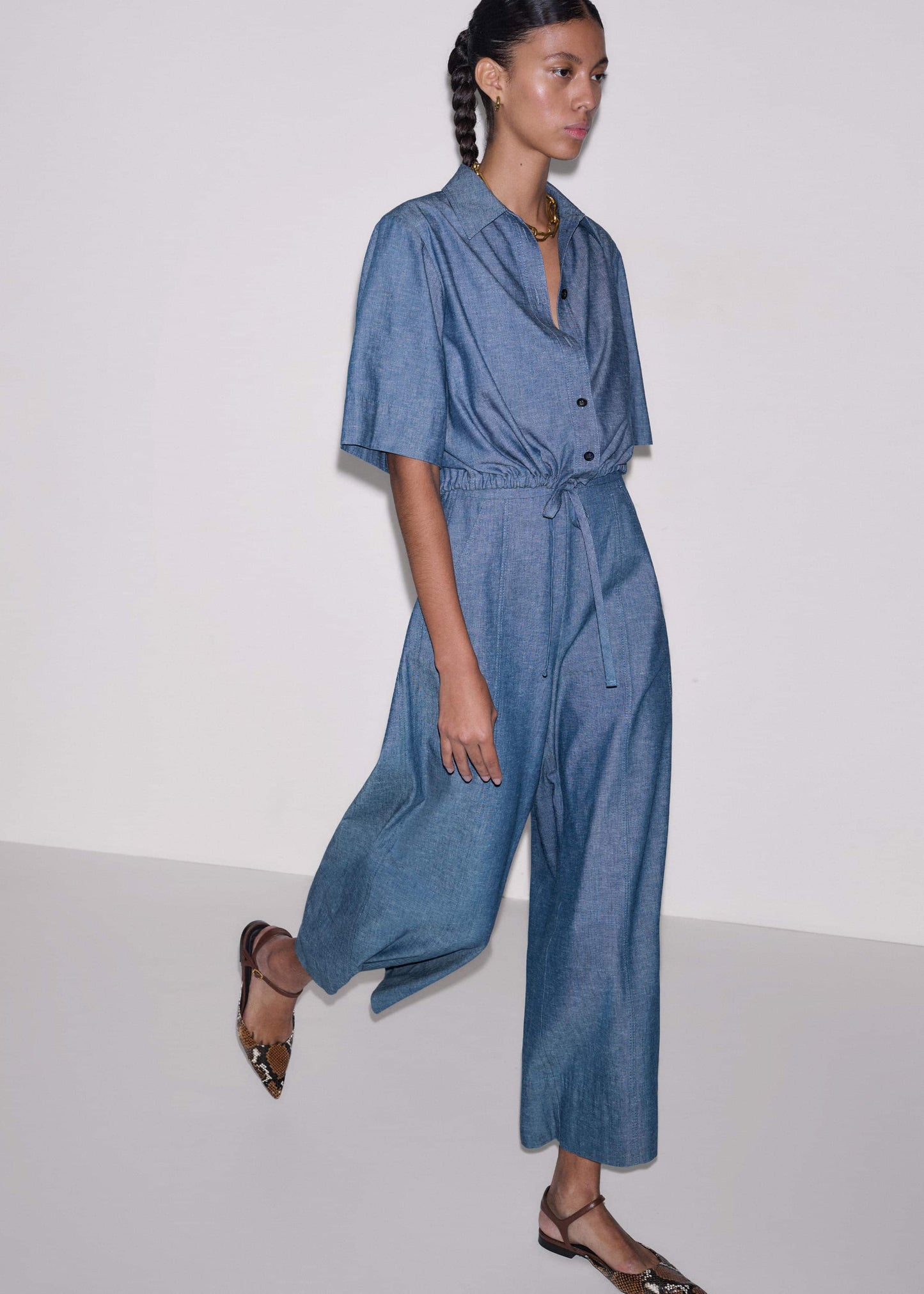 ME and EM Clothing Blue 2-in-1 Jumpsuit