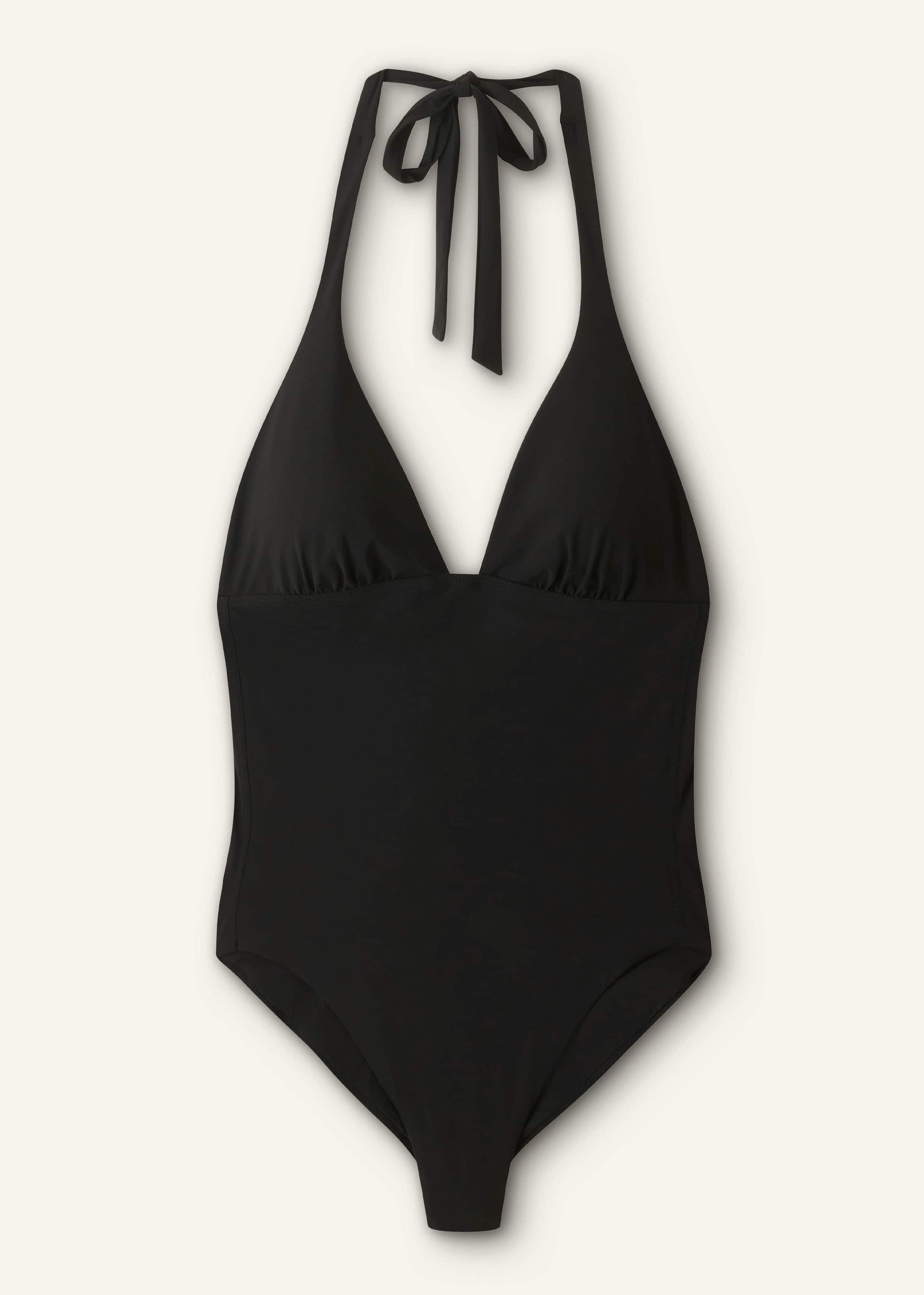 ME and EM Clothing Black Adjustable Halterneck Swimsuit