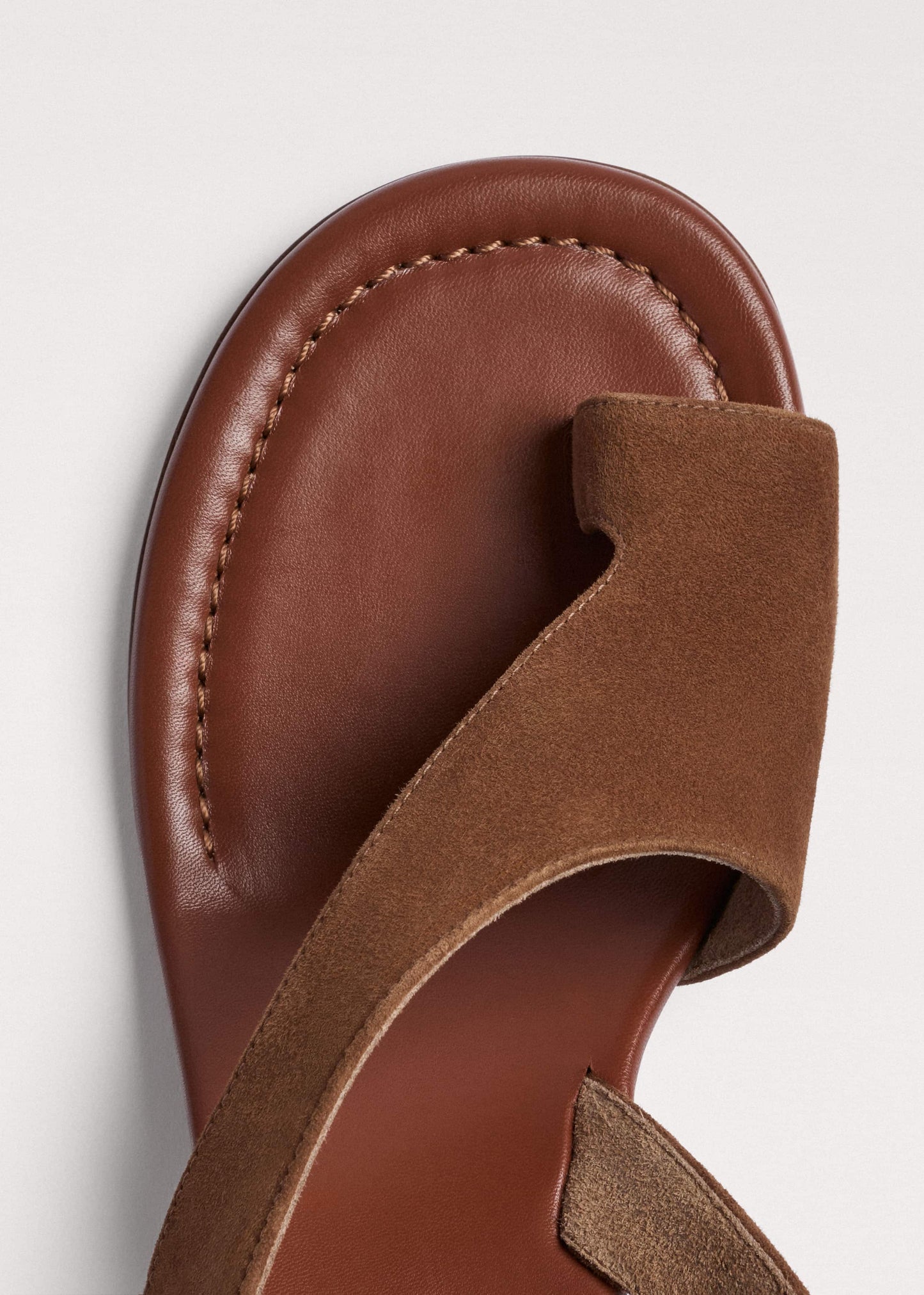 ME and EM Accessories Brown Asymmetric Heel