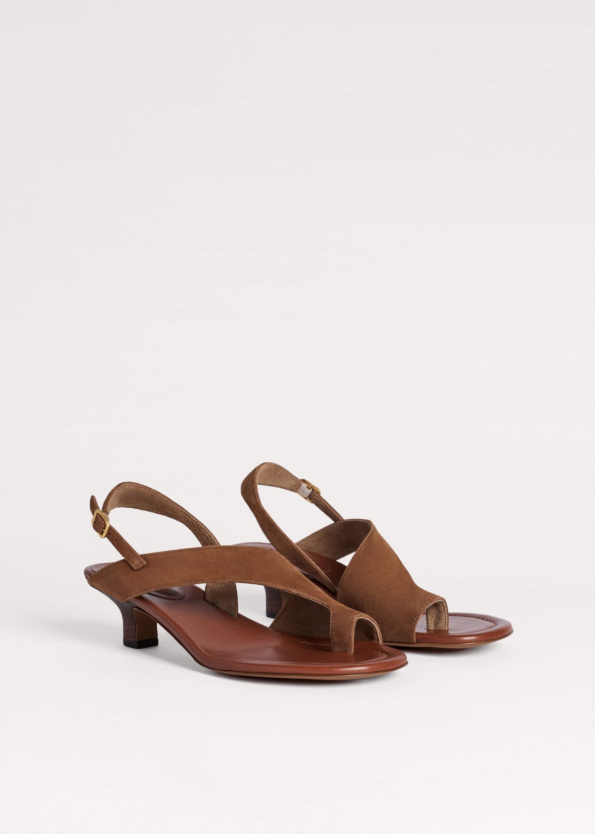 ME and EM Accessories Brown Asymmetric Heel