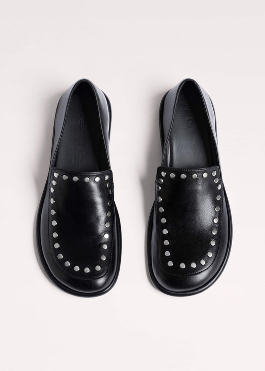 ME and EM Accessories Black Stud Travel Loafer