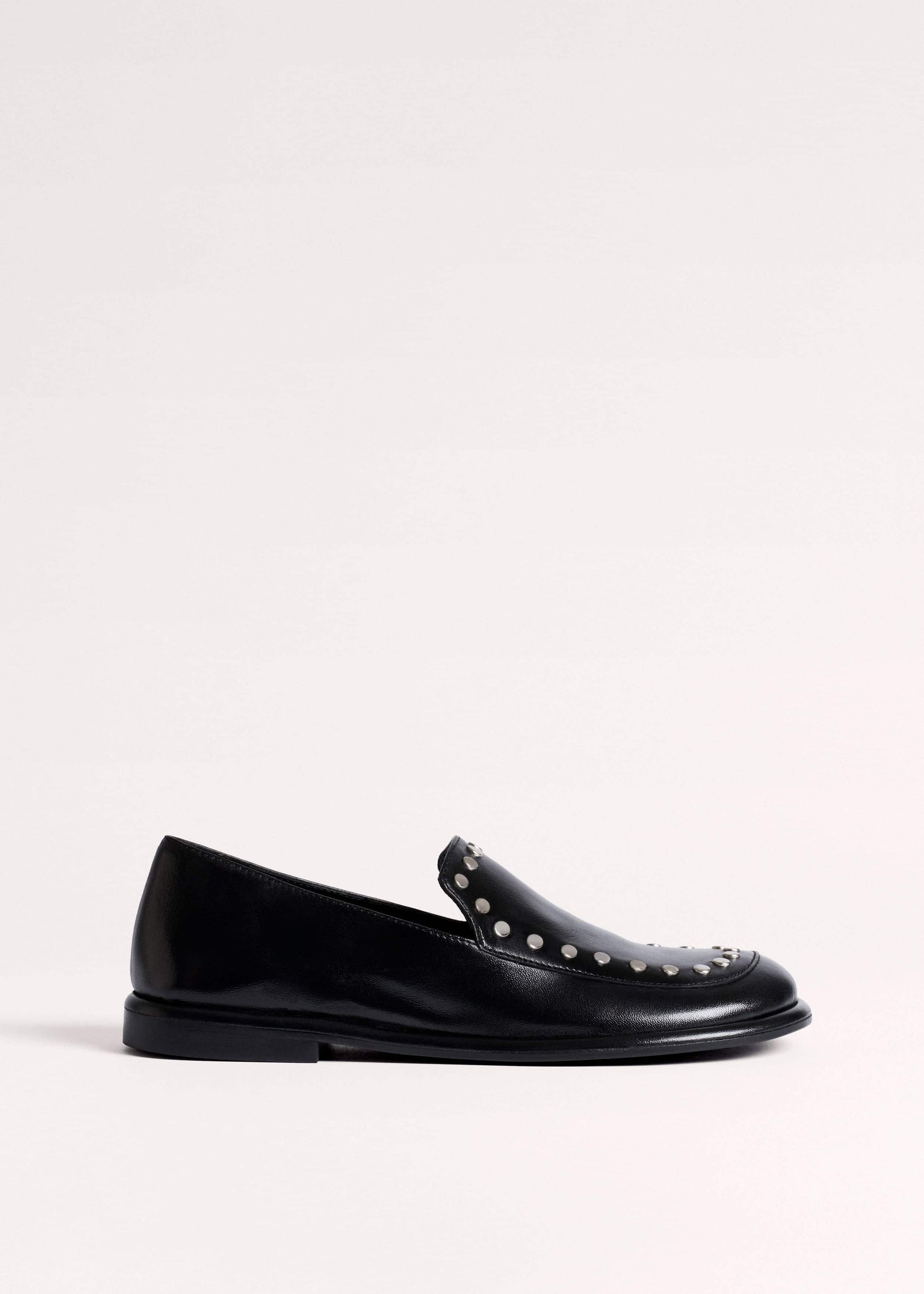 ME and EM Accessories Black Stud Travel Loafer