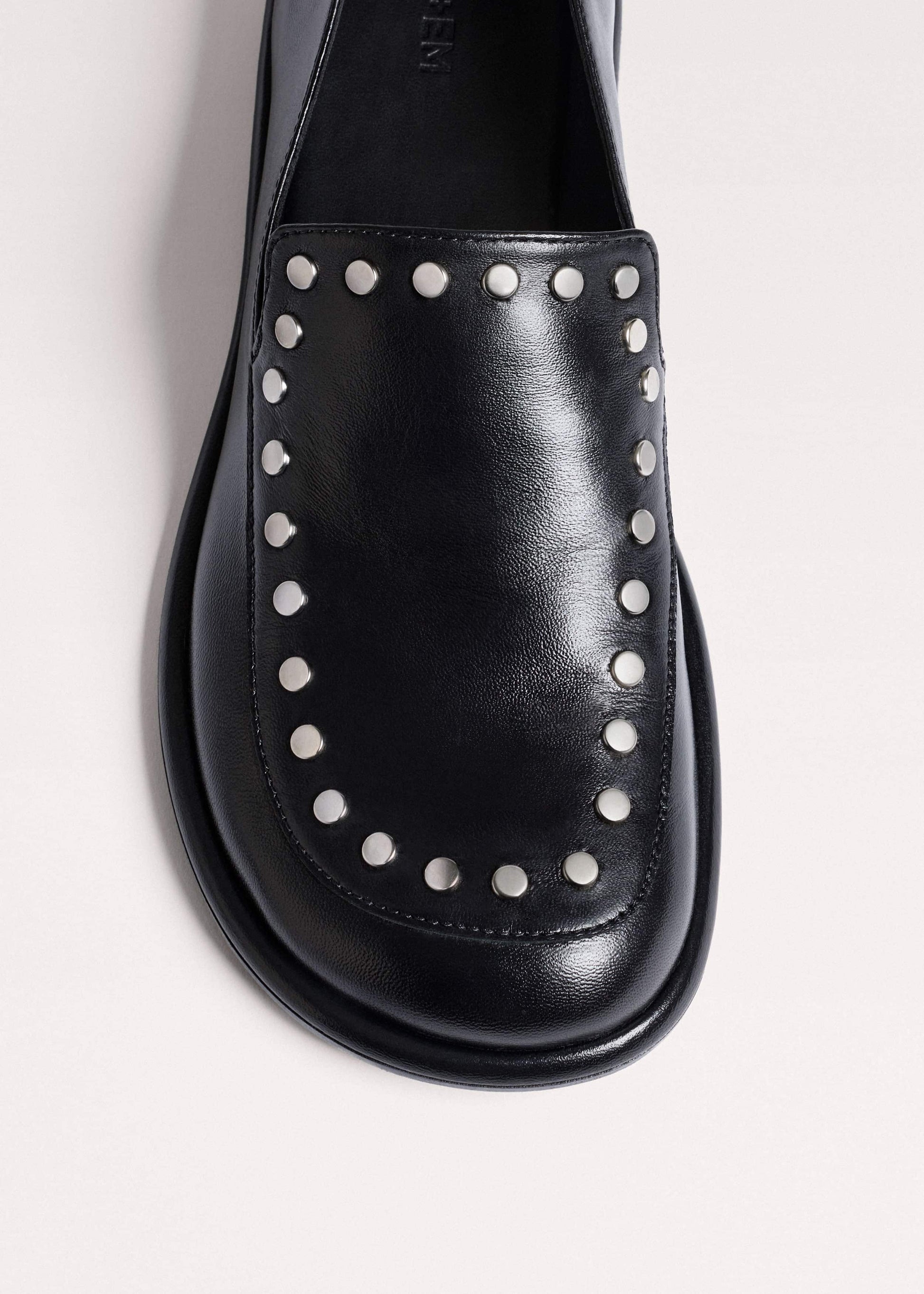 ME and EM Accessories Black Stud Travel Loafer