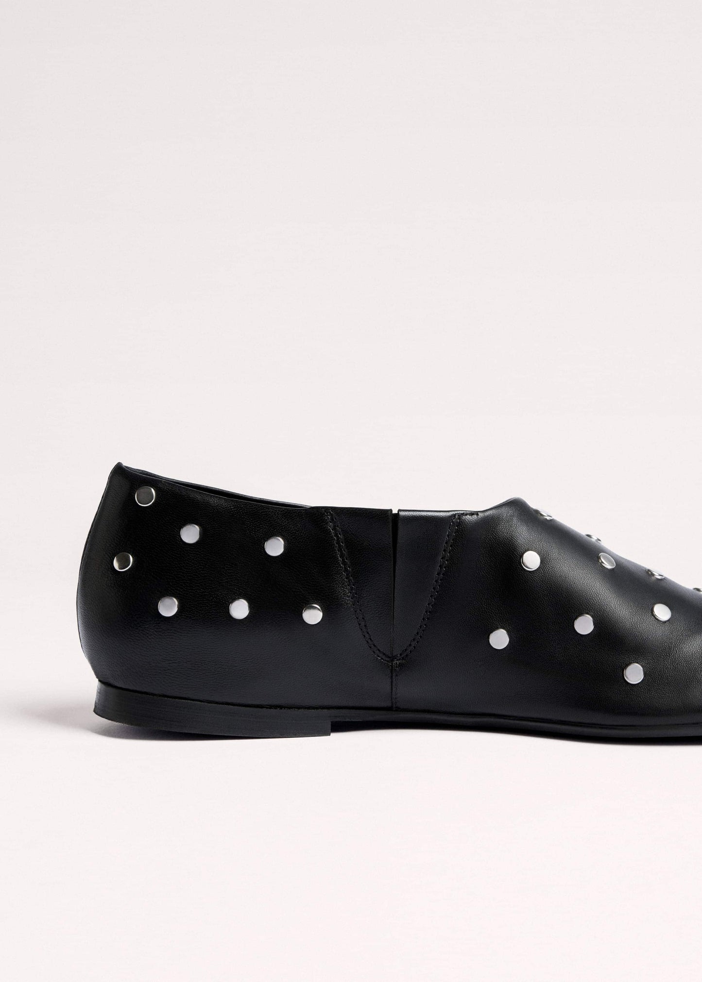 ME and EM Accessories Black Studded Slipper