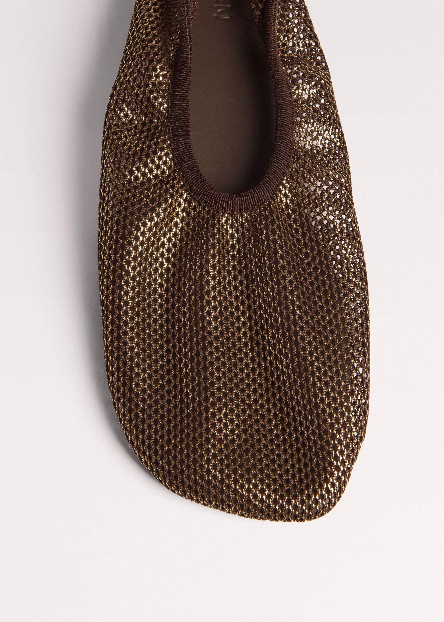 ME and EM Accessories Gold Asymmetric Slipper