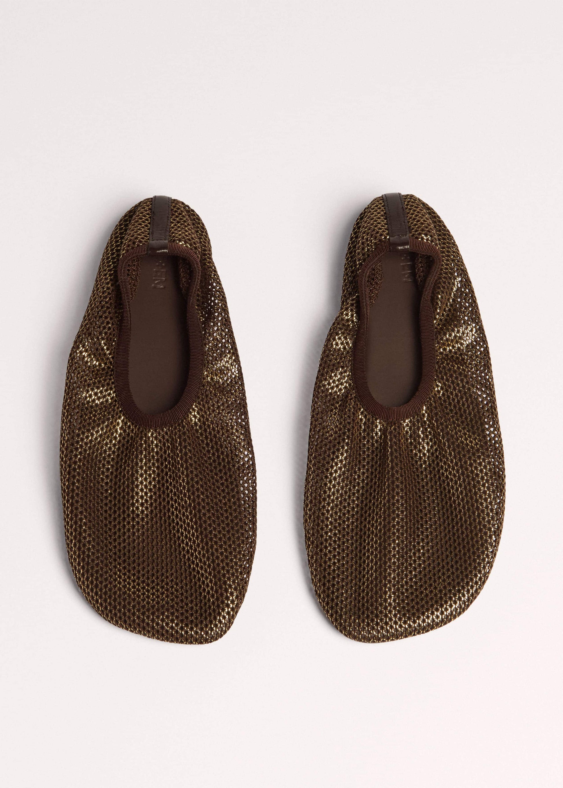 ME and EM Accessories Gold Asymmetric Slipper