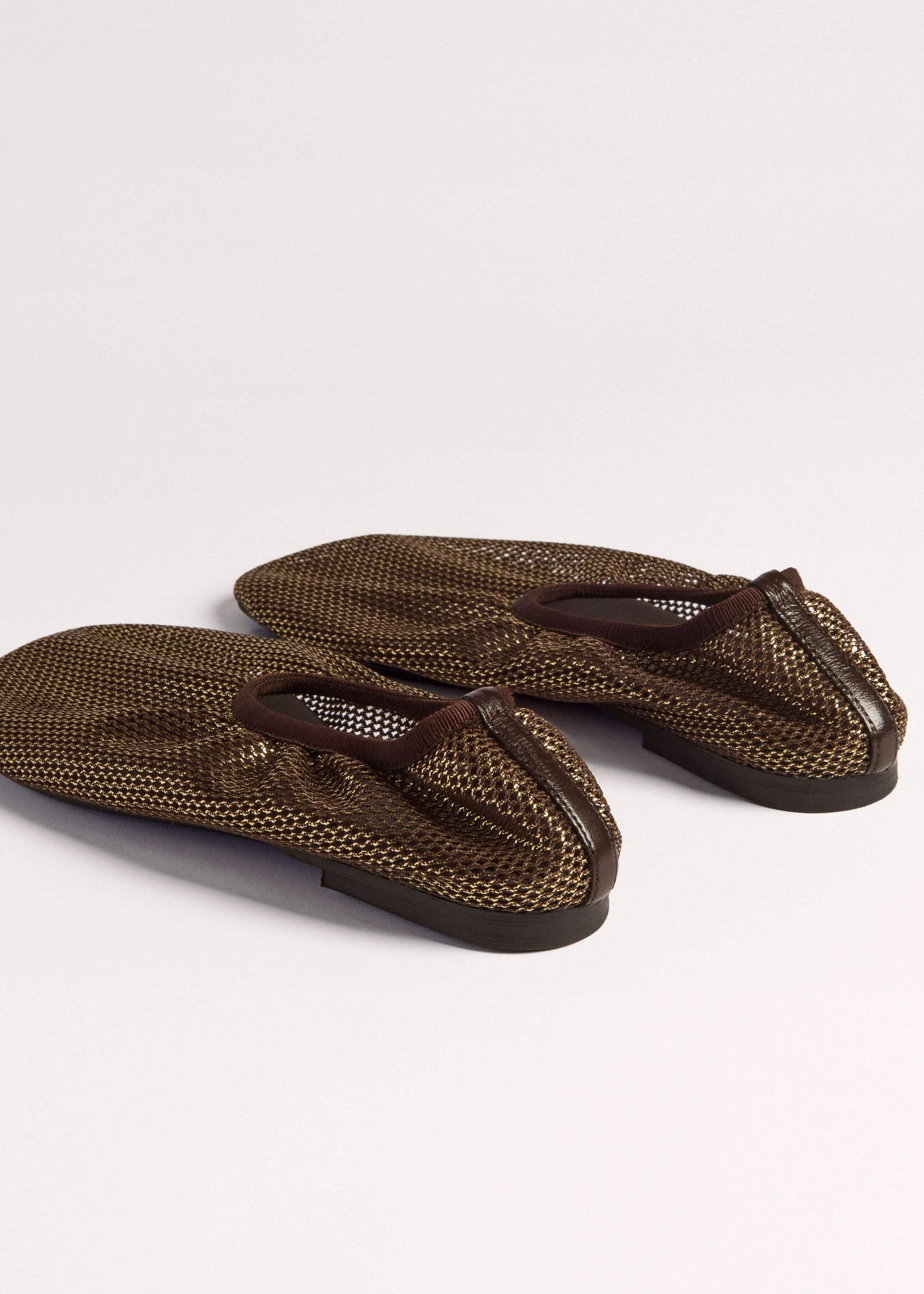 ME and EM Accessories Gold Asymmetric Slipper