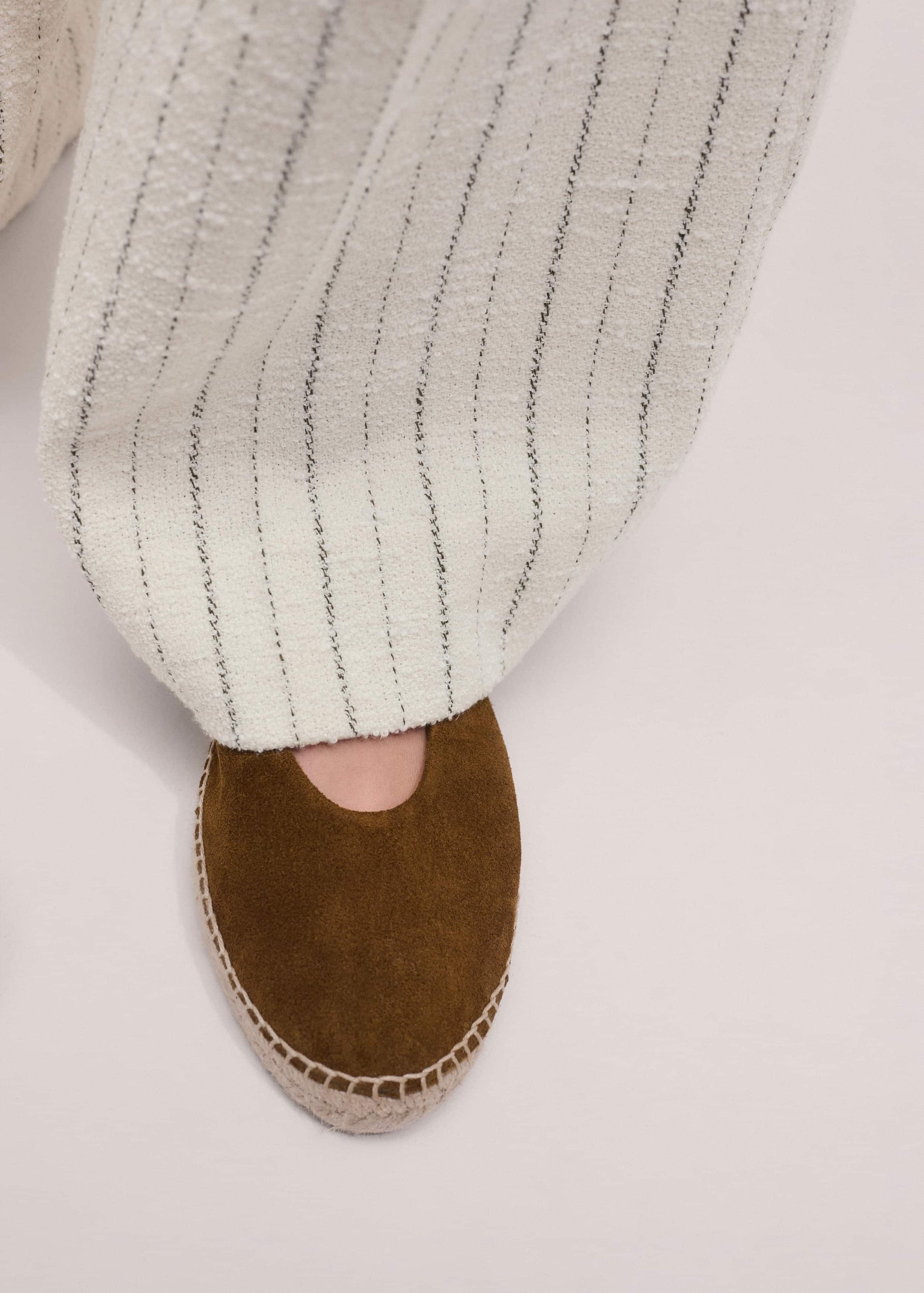 ME and EM Accessories Olive Green Espadrille Mary Jane