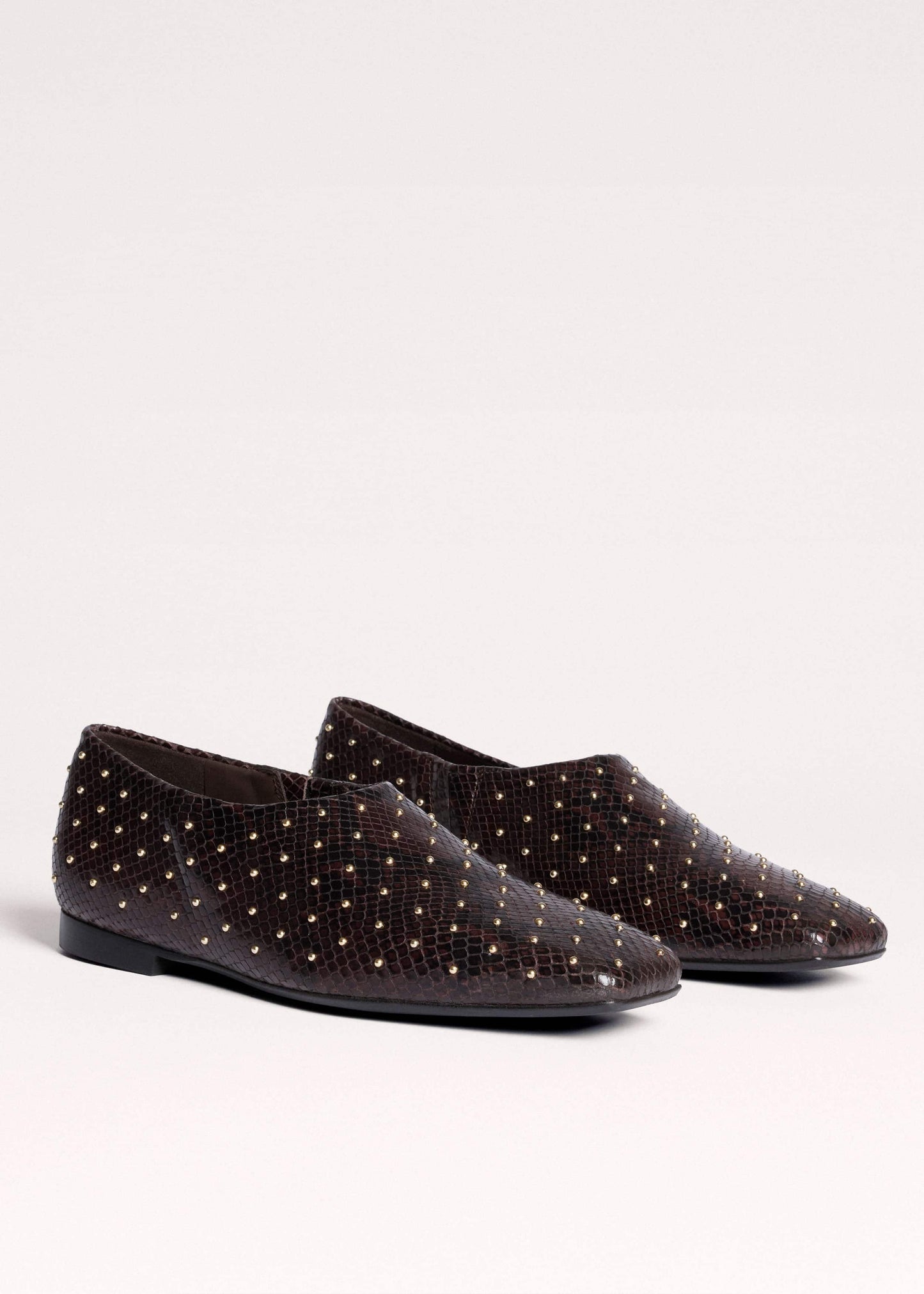 ME and EM Accessories Brown Square Toe Slipper