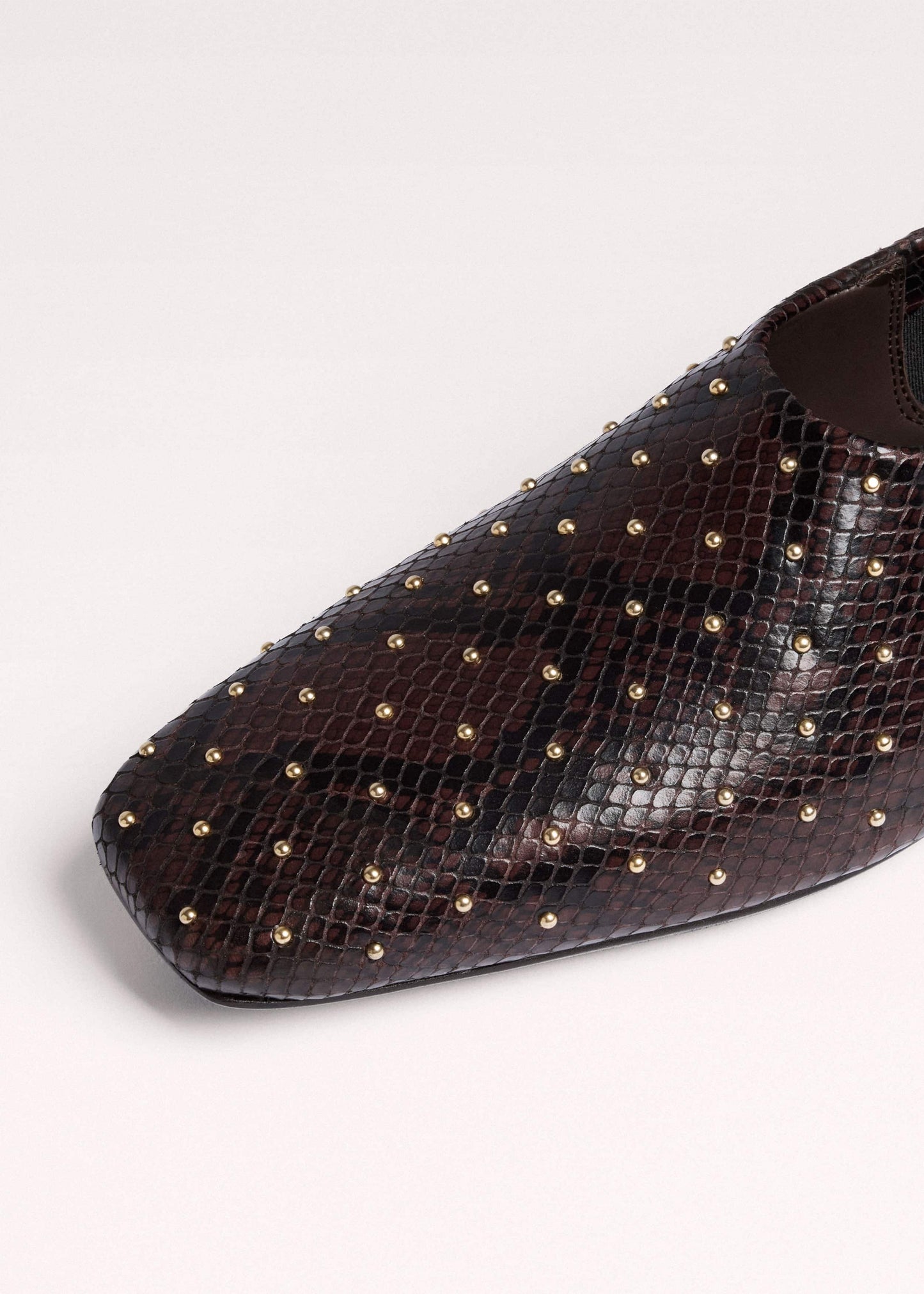 ME and EM Accessories Brown Square Toe Slipper
