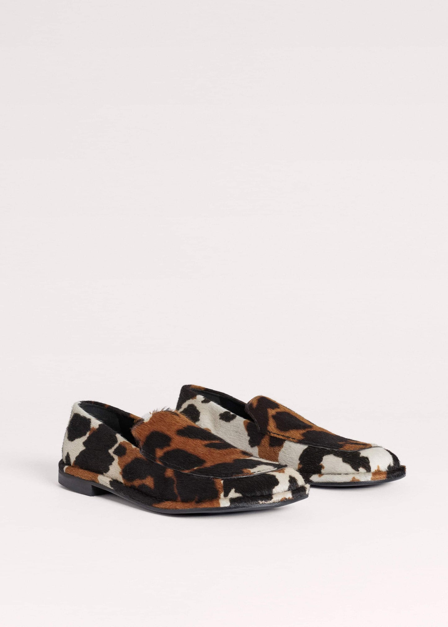 ME and EM Accessories Brown Cow Print Travel Loafer