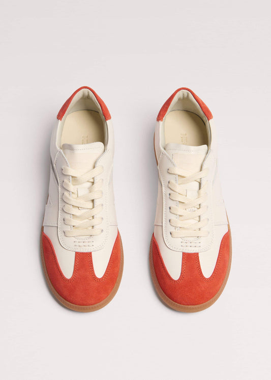 ME and EM Accessories White + Orange Retro Trainer