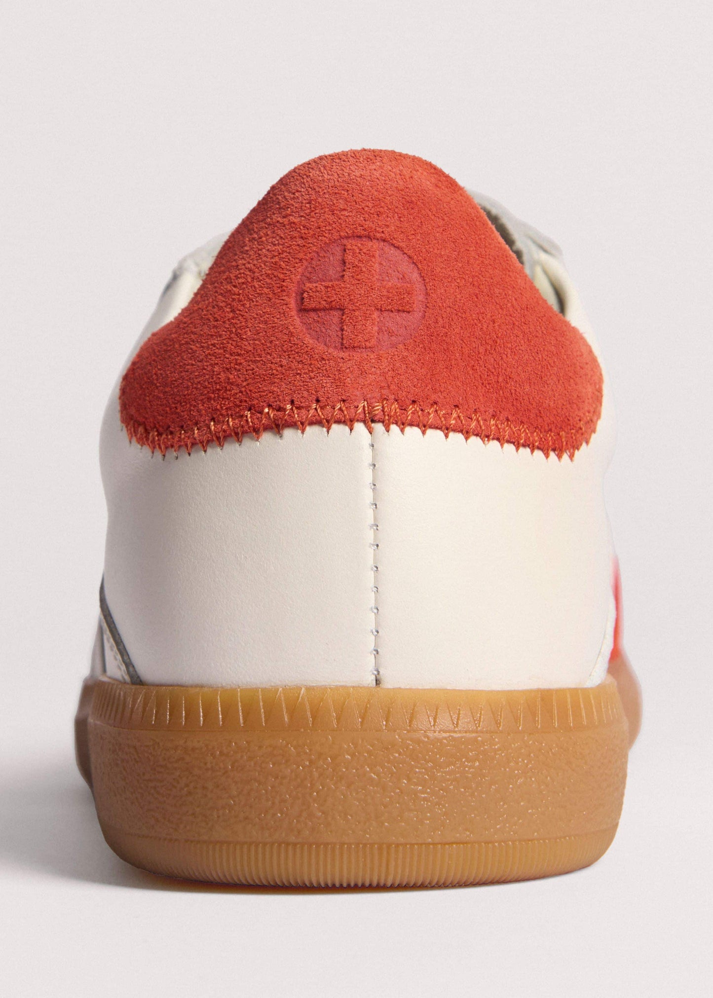 ME and EM Accessories White + Orange Retro Trainer