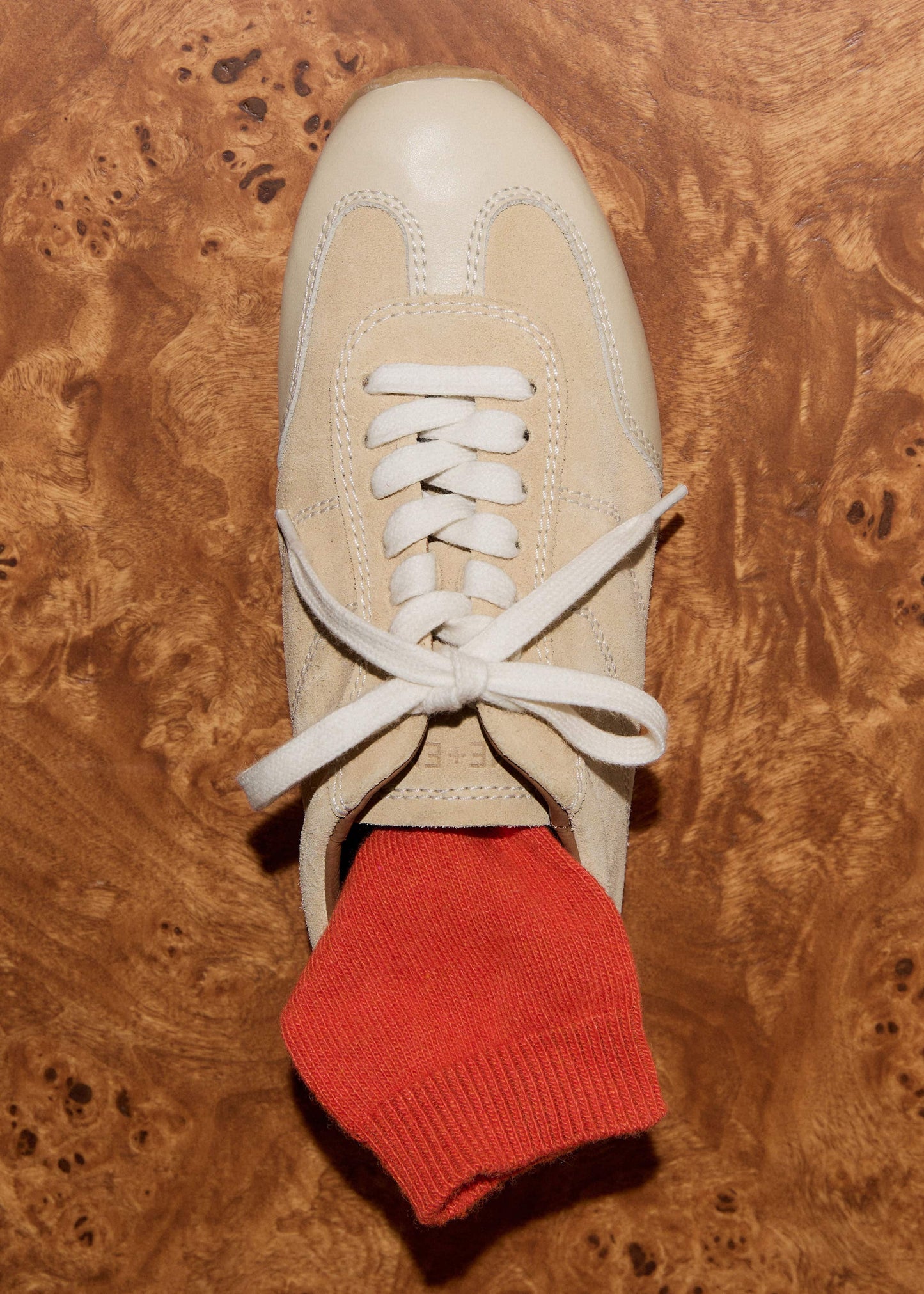 ME and EM Accessories Latte Retro Runner Sneaker