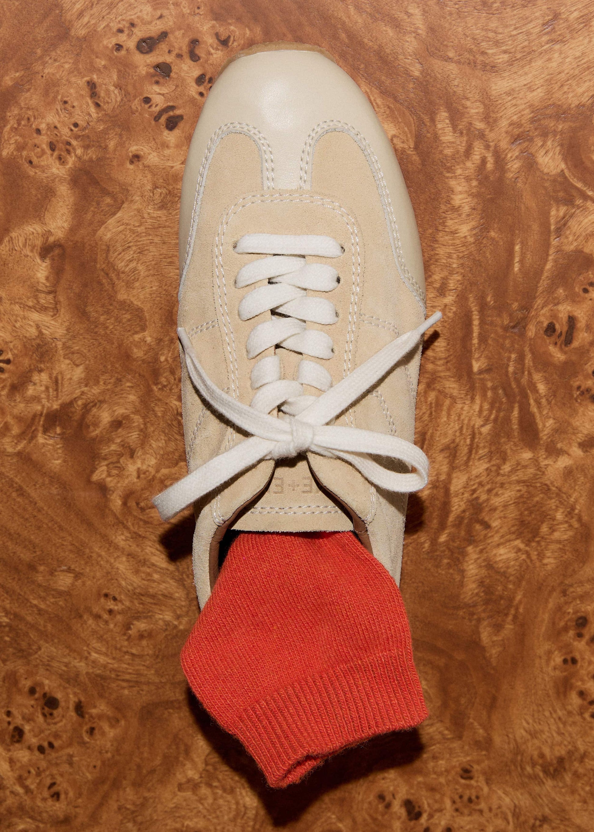 ME and EM Accessories Latte Retro Runner Sneaker