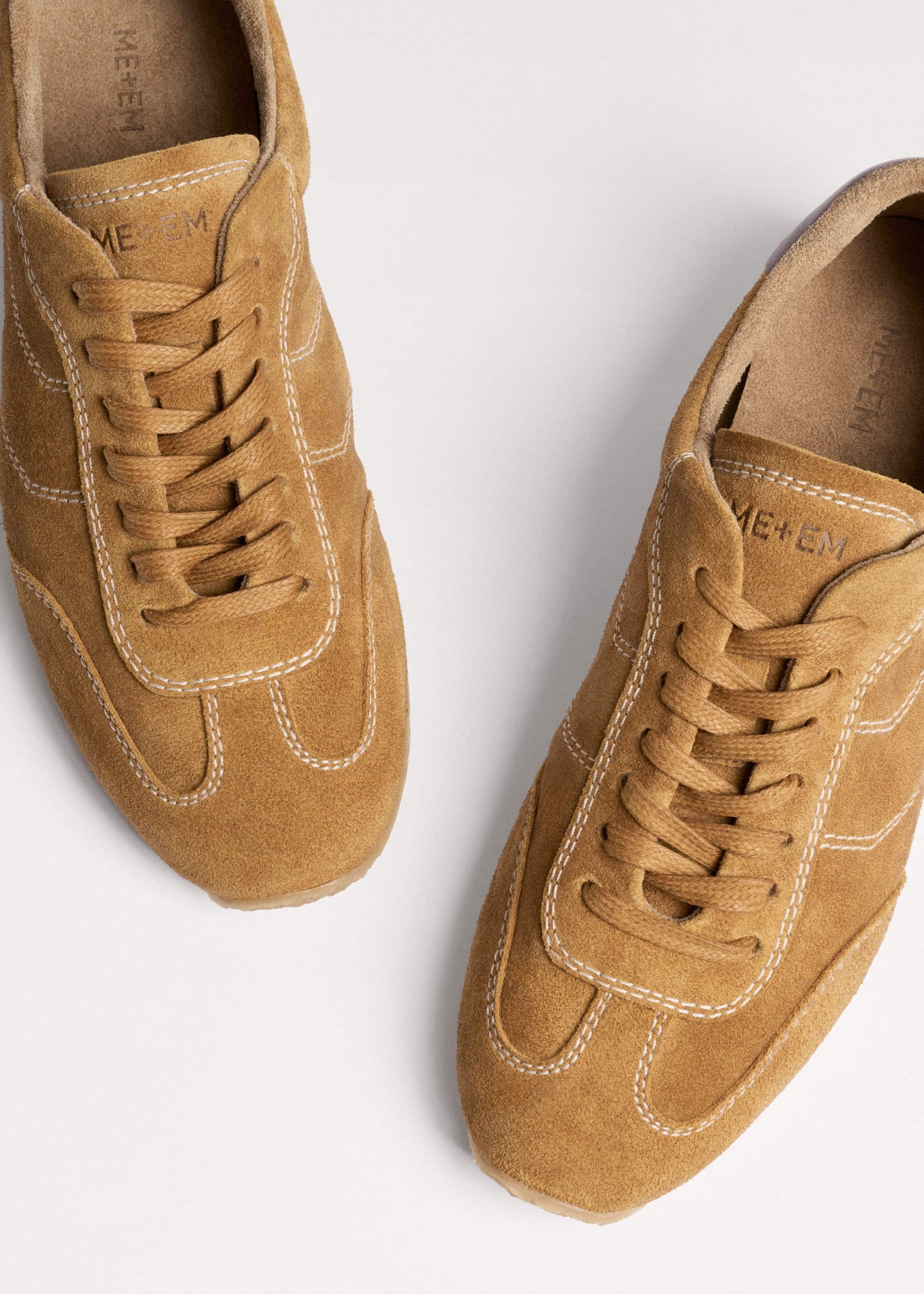 ME and EM Accessories Sand Retro Runner Sneaker