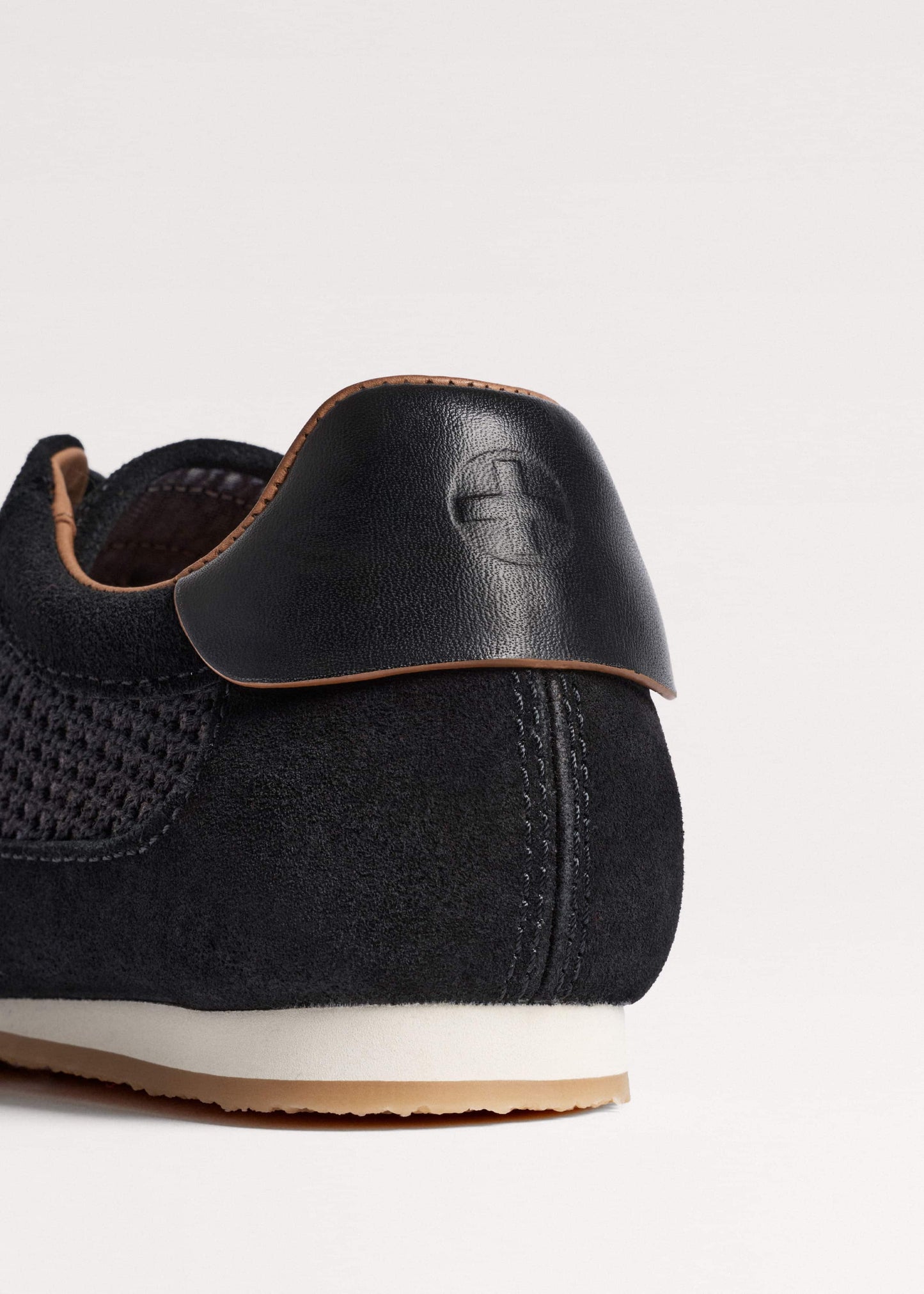 ME and EM Accessories Black Mesh Retro Runner Sneaker