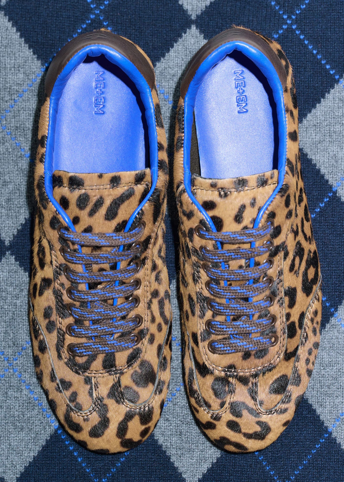 ME and EM Accessories Brown Leopard Print Retro Runner