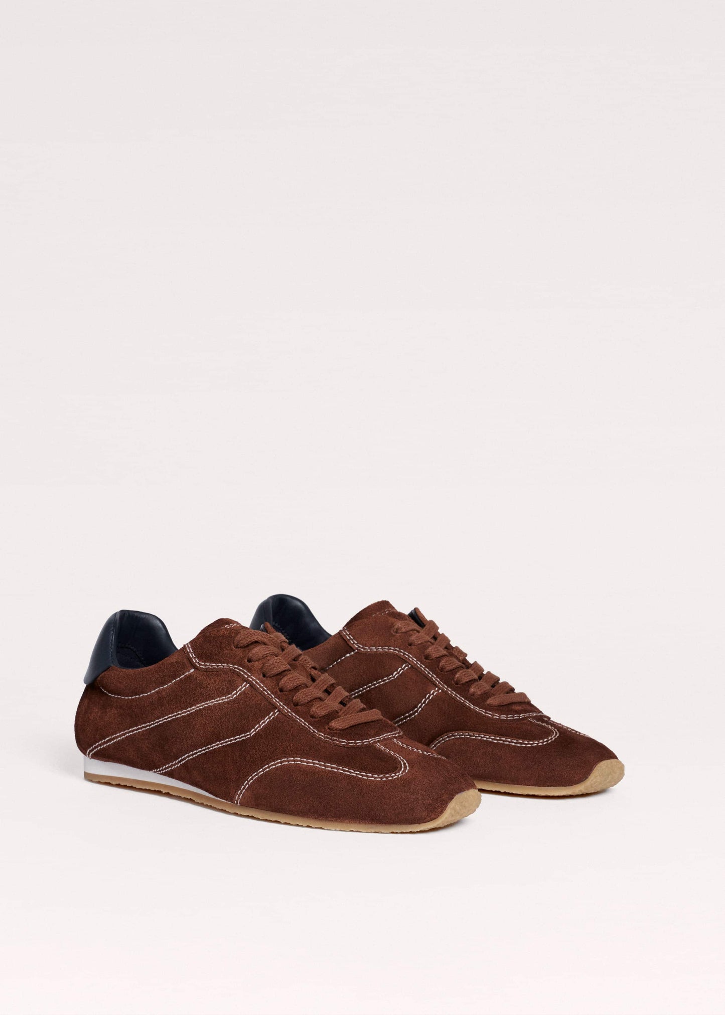 ME and EM Accessories Brown Retro Runner Sneaker