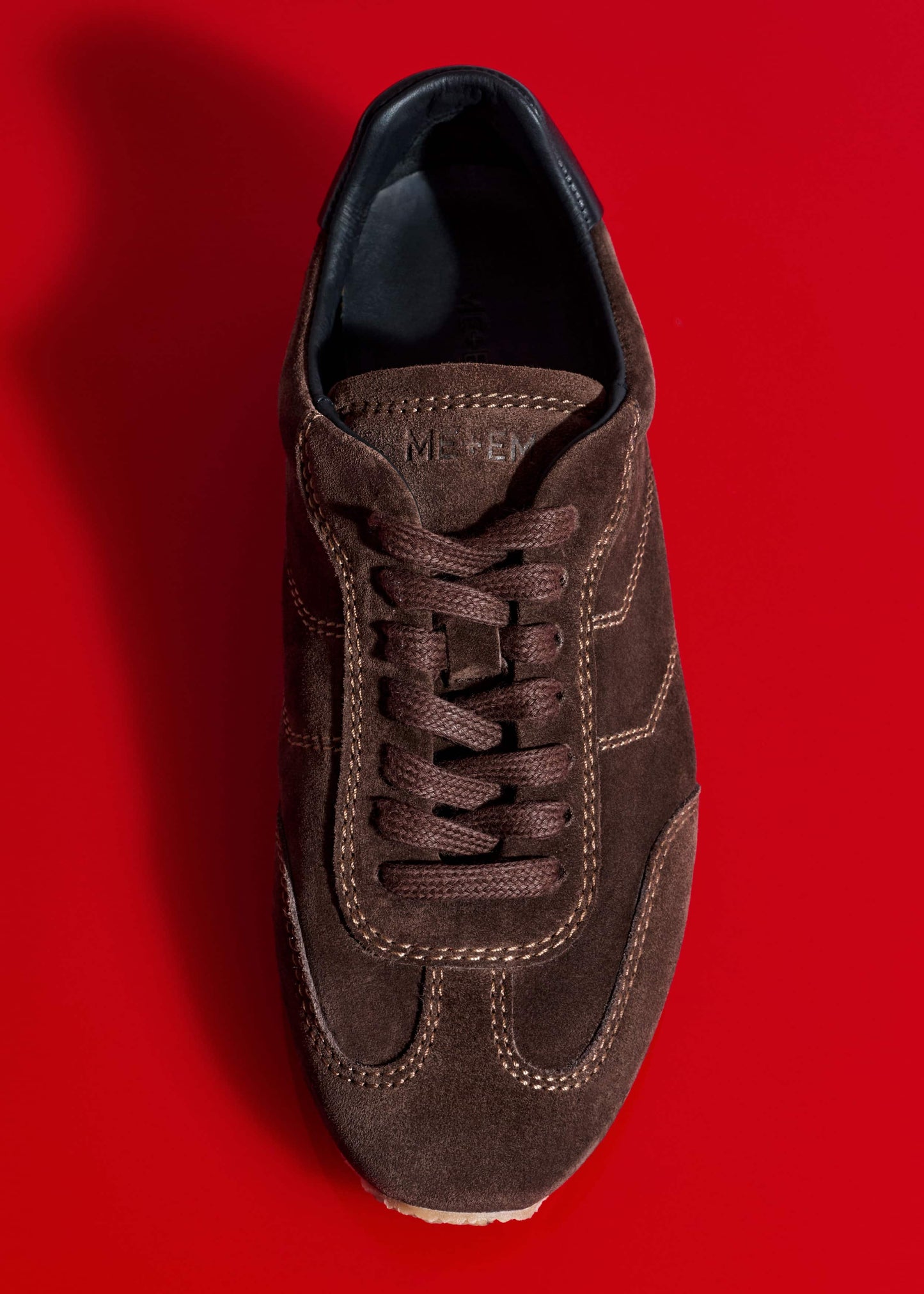 ME and EM Accessories Brown Retro Runner Sneaker
