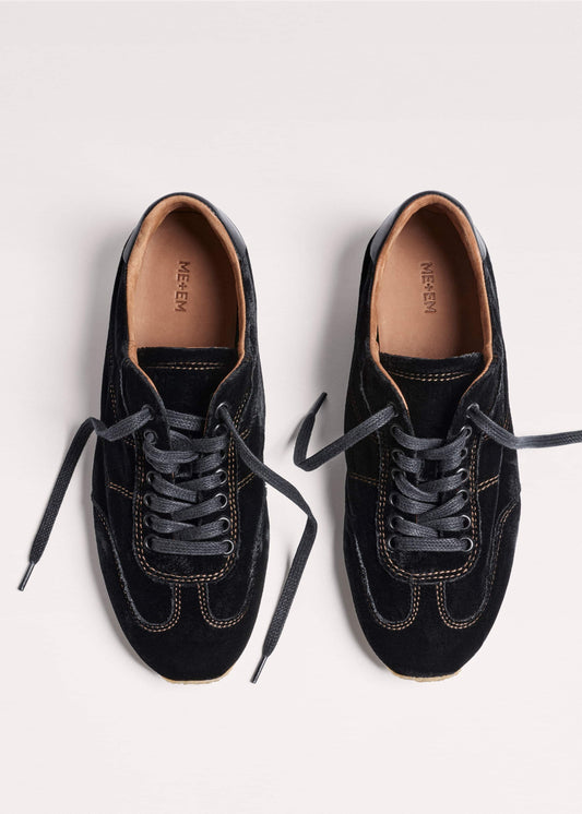 ME and EM Accessories Black Velvet Retro Runner