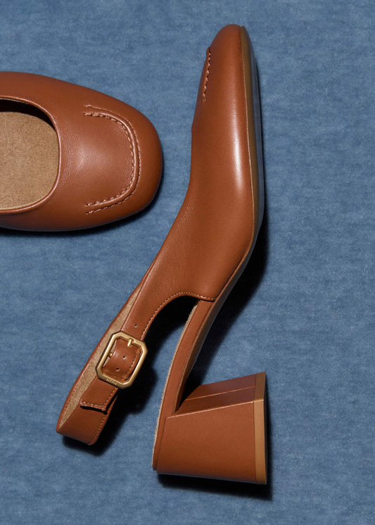 ME and EM Accessories Brown Occasion Slingback