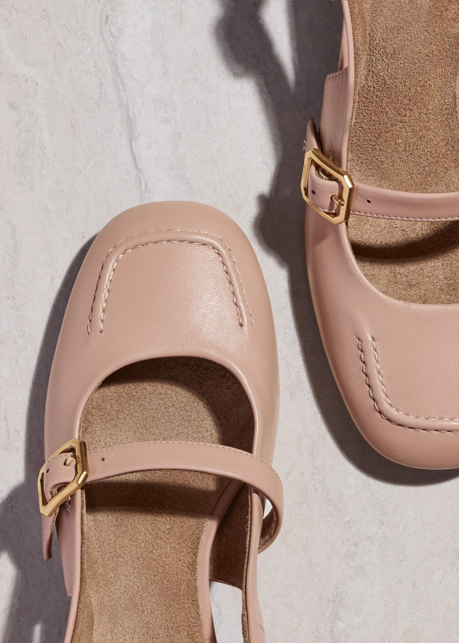 ME and EM Accessories Pink Mary Jane Slingback