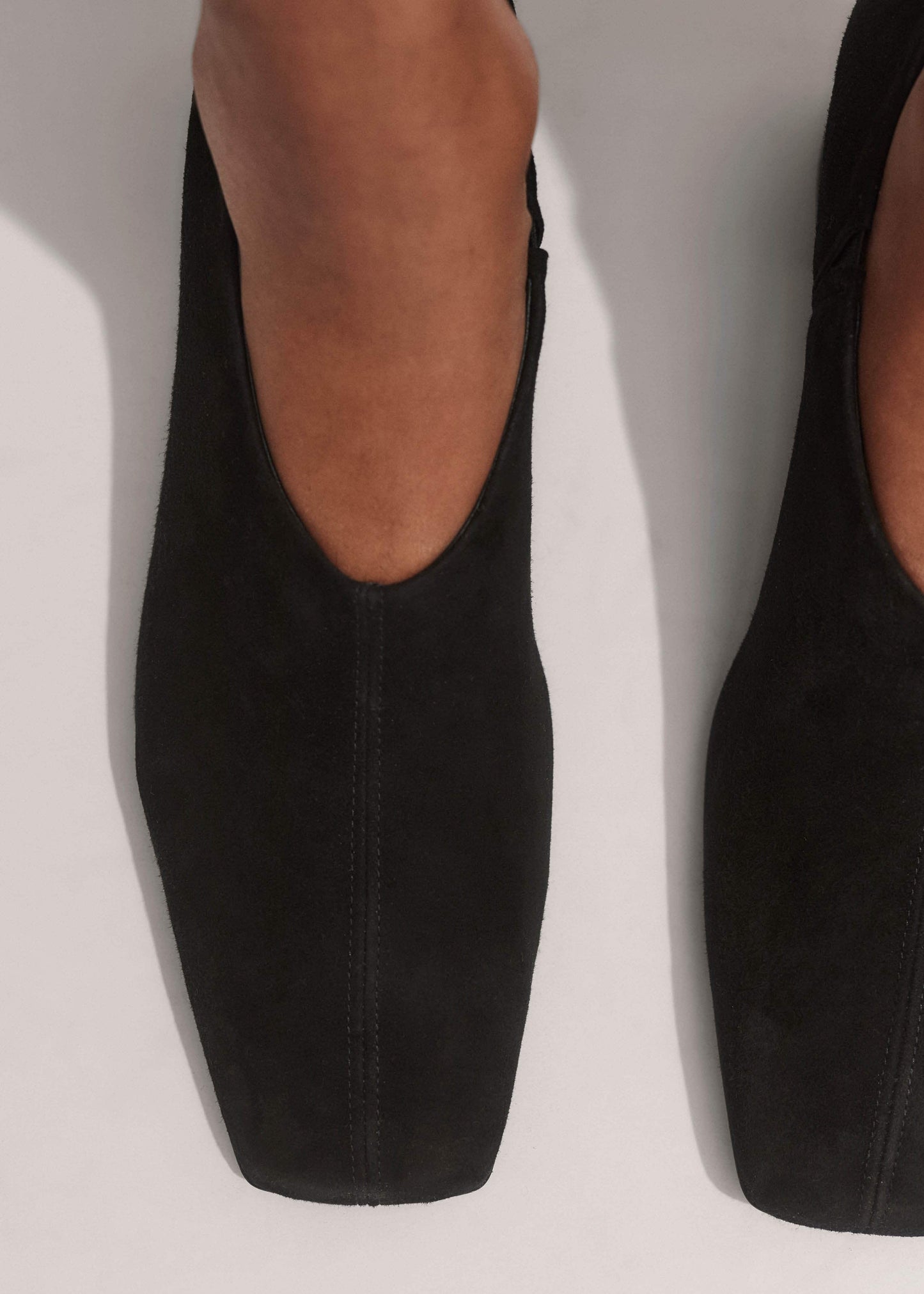 ME and EM Accessories Black High Front Block Heel