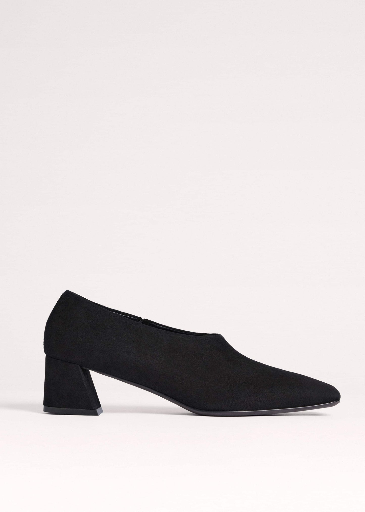 ME and EM Accessories Black High Front Block Heel