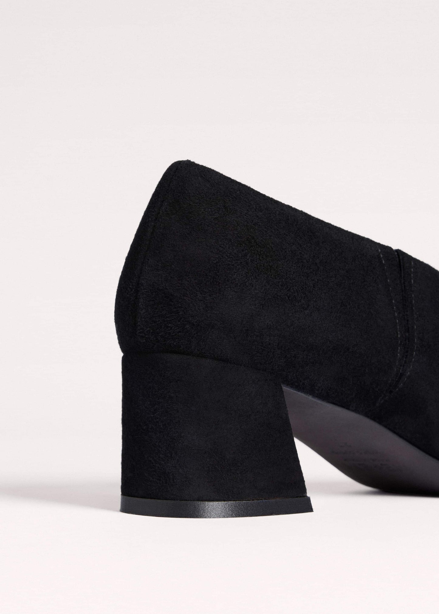 ME and EM Accessories Black High Front Block Heel
