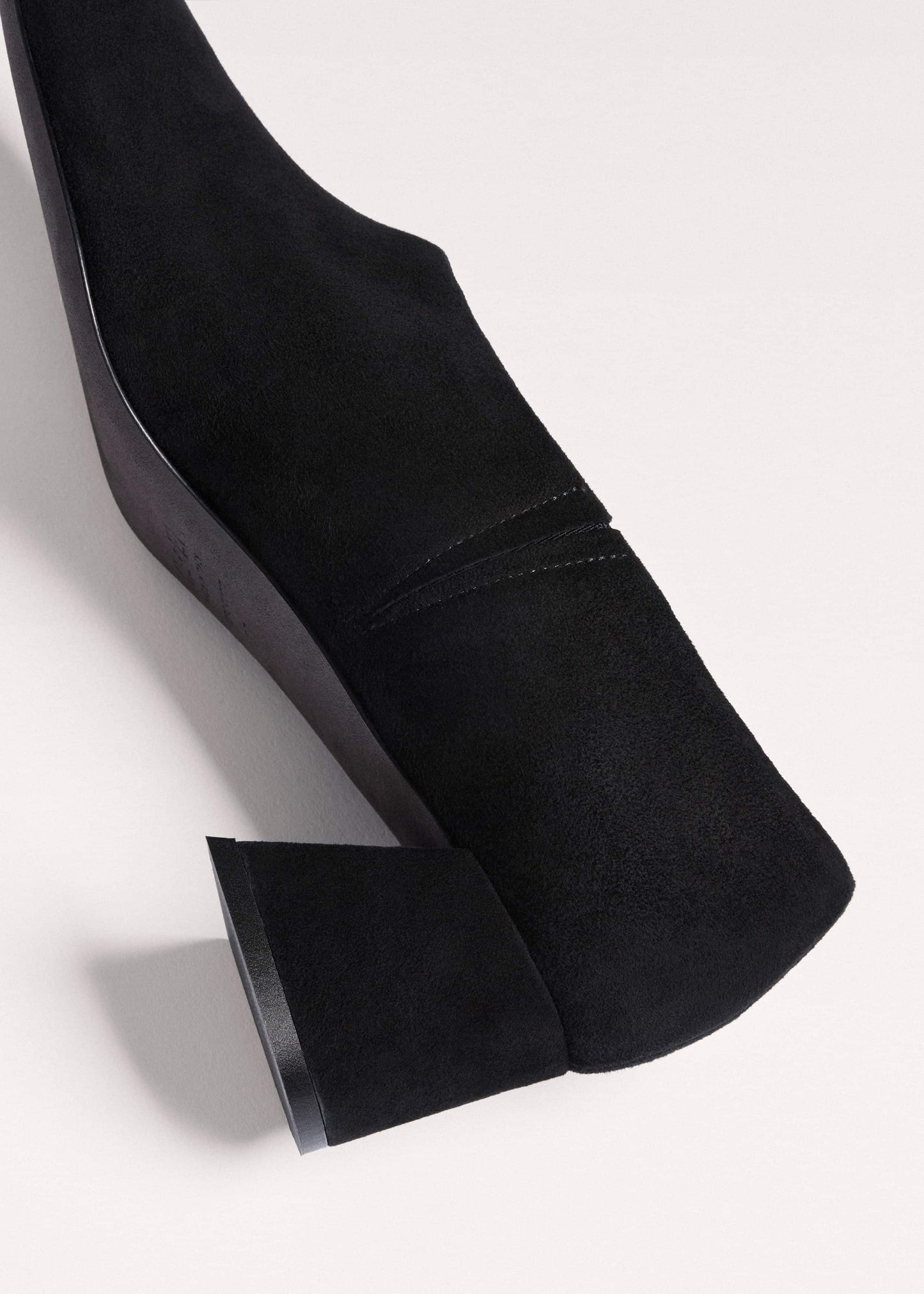 ME and EM Accessories Black High Front Block Heel