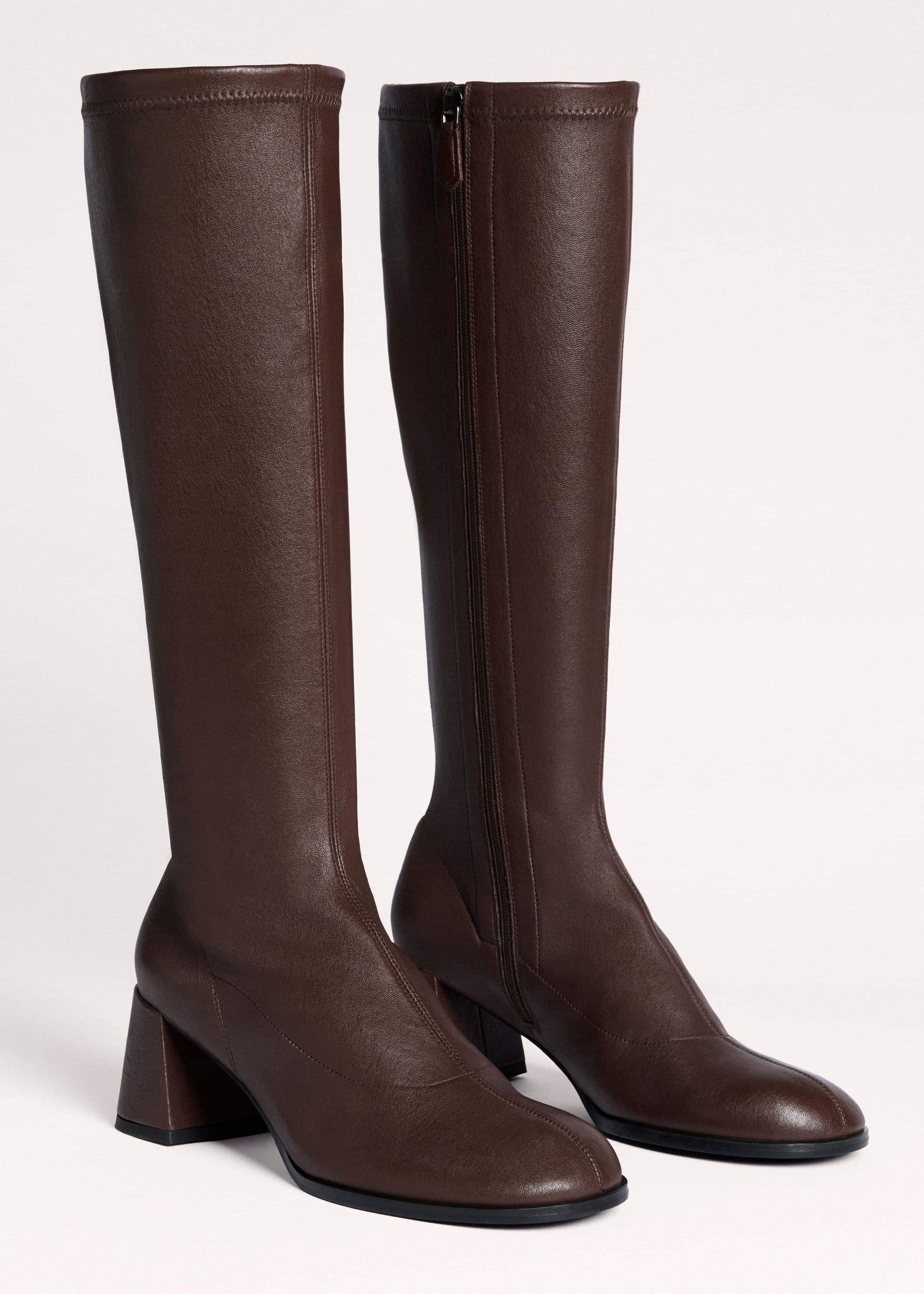 ME and EM Accessories Brown Knee-High Stretch Boot