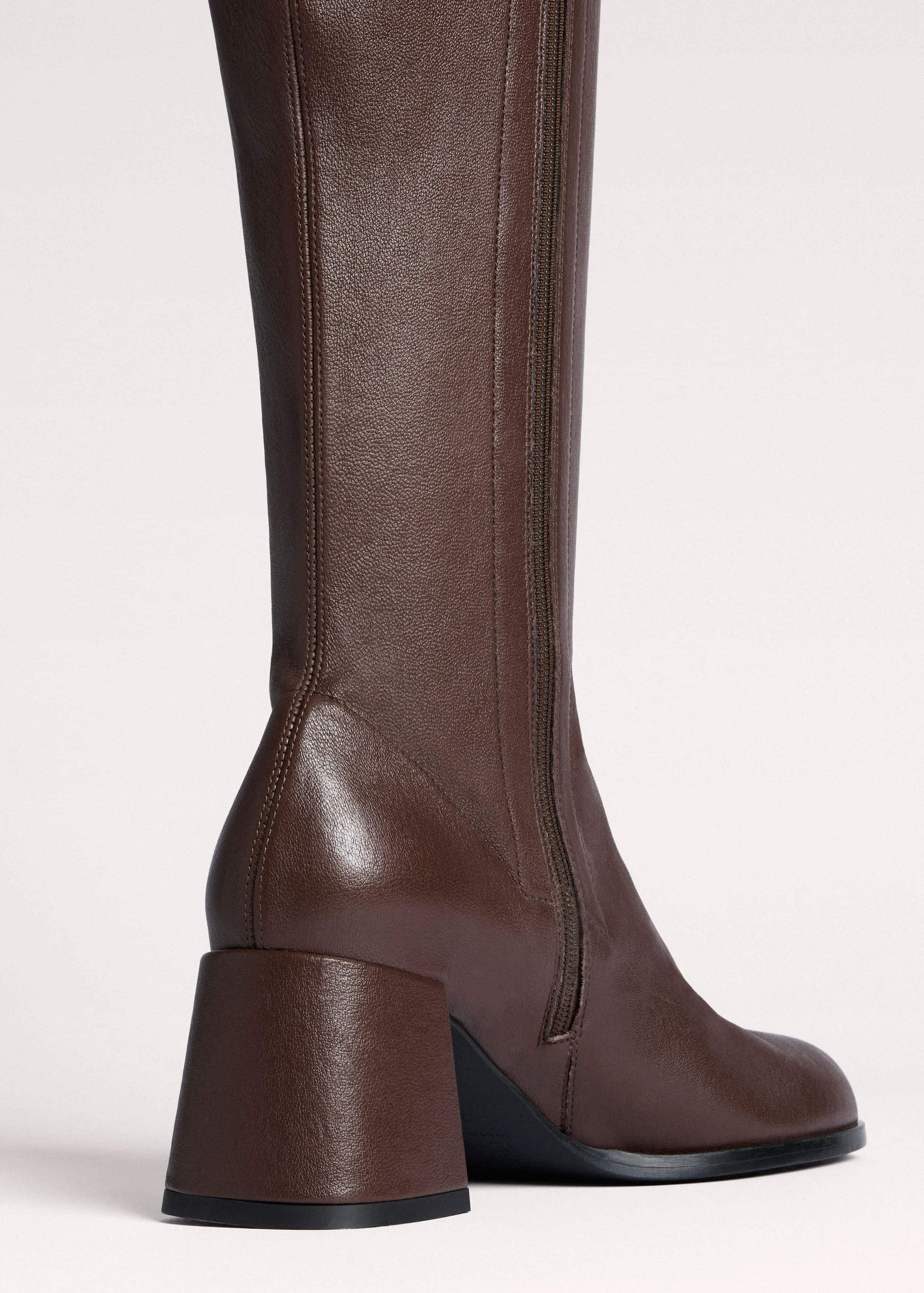 ME and EM Accessories Brown Knee-High Stretch Boot