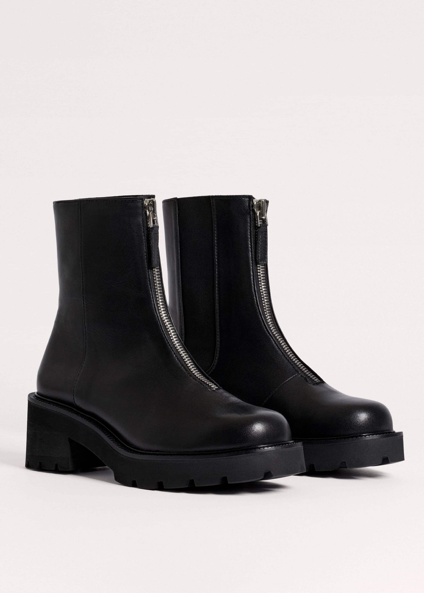 ME and EM Accessories Black Zip Front Boot