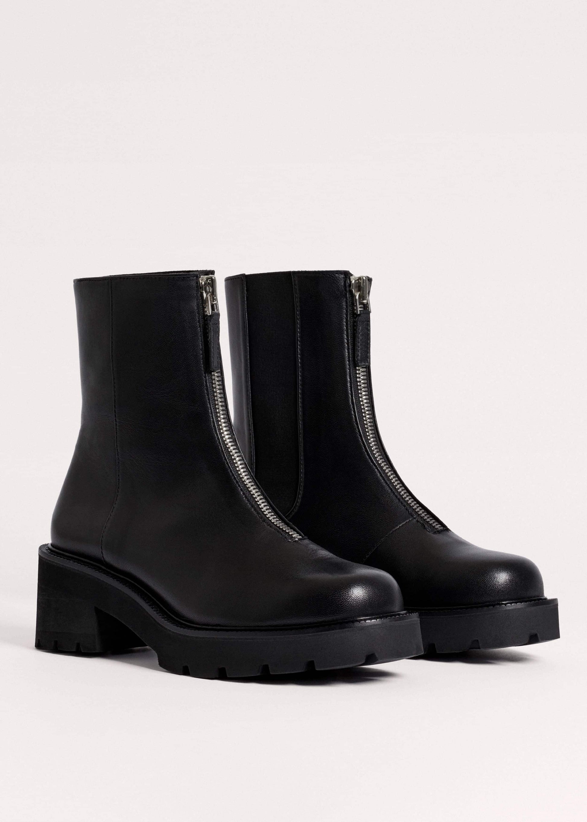 ME and EM Accessories Black Zip Front Boot