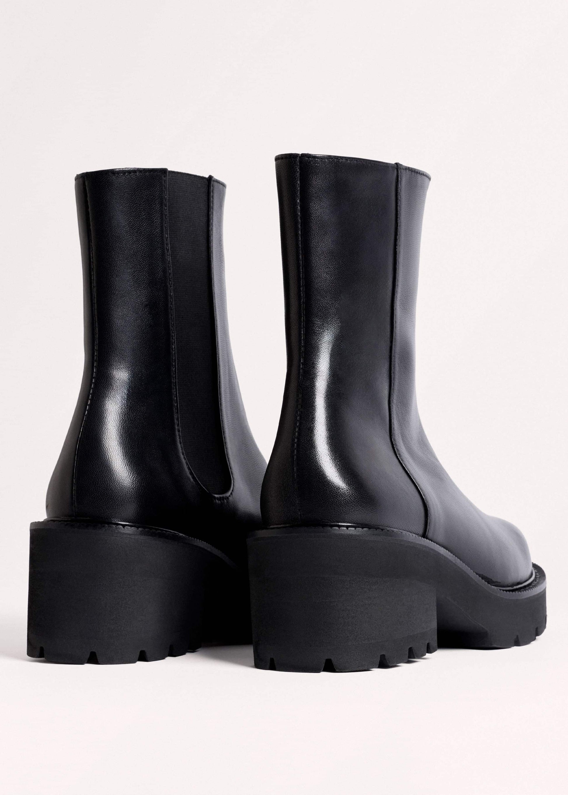 ME and EM Accessories Black Zip Front Boot
