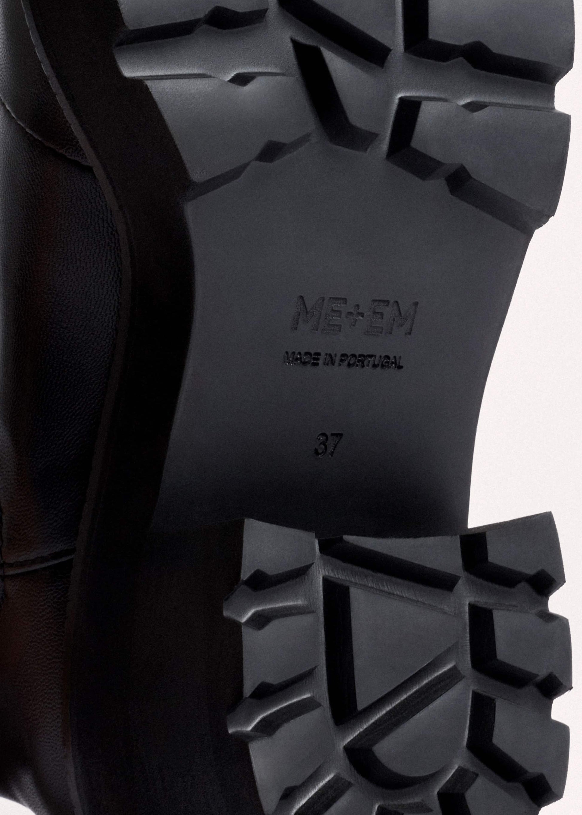 ME and EM Accessories Black Zip Front Boot