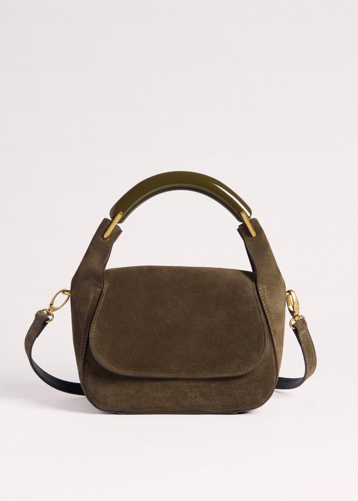 ME and EM Accessories Green Mini Resin Handle Bag