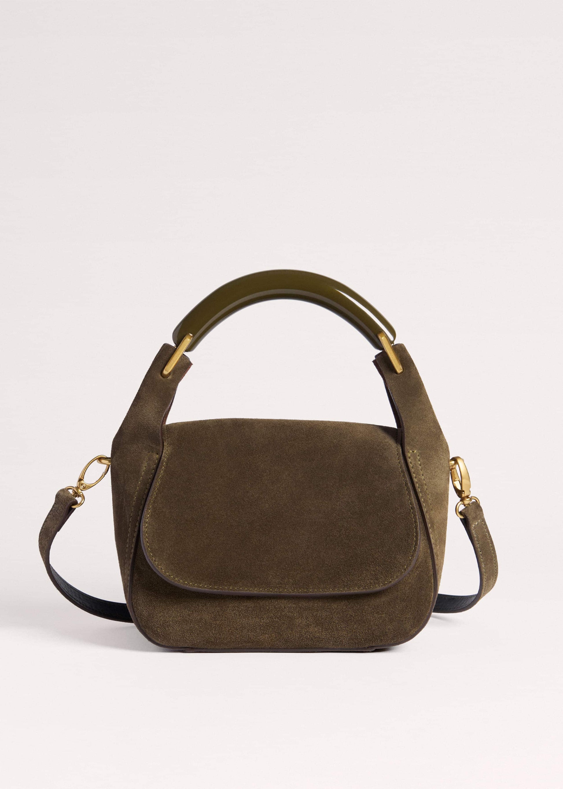 ME and EM Accessories Green Mini Resin Handle Bag
