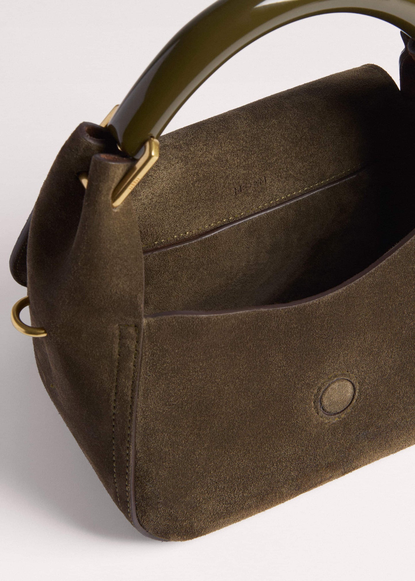 ME and EM Accessories Green Mini Resin Handle Bag