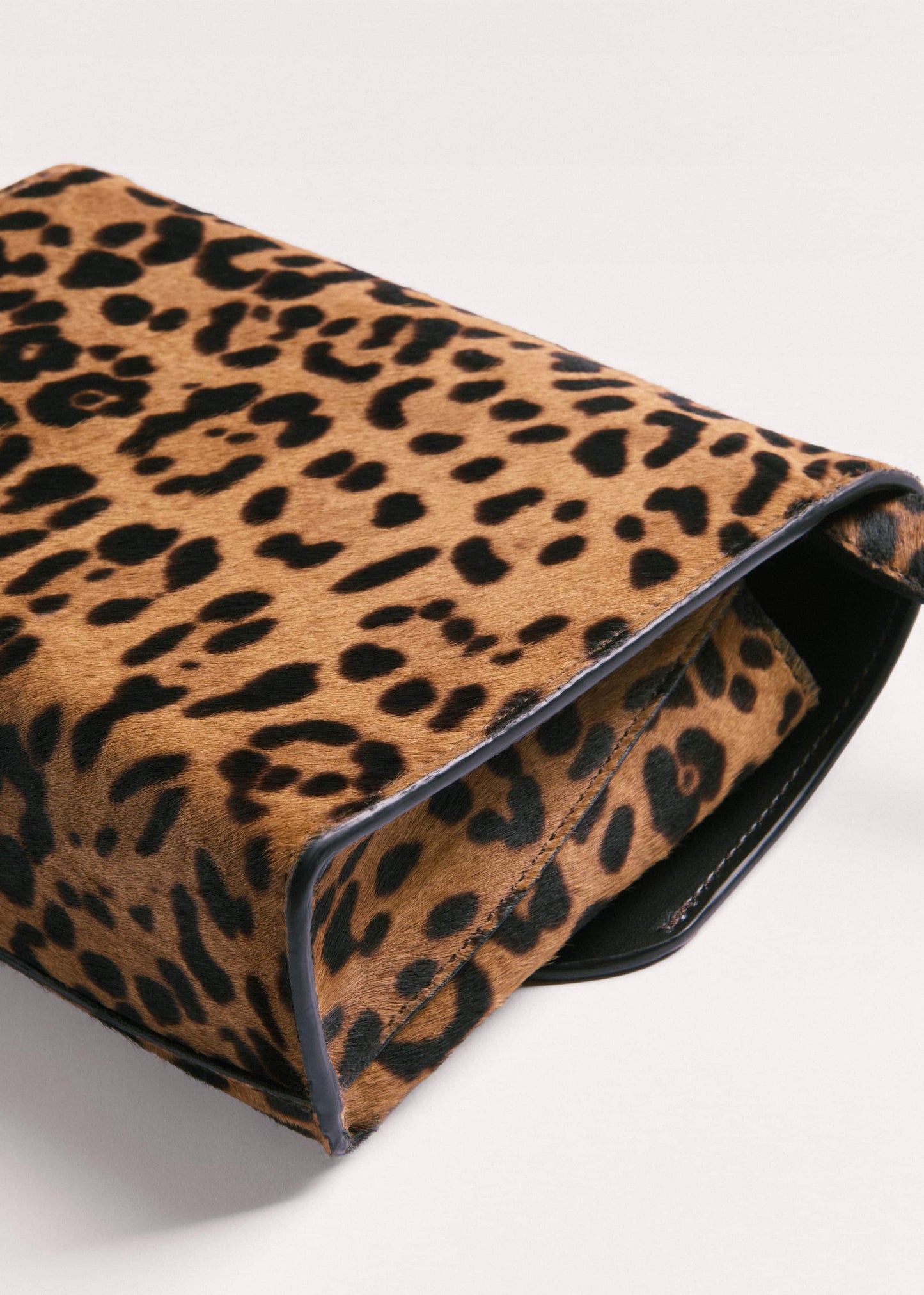 ME and EM Accessories Brown 2-Way Leopard Print Crossbody Bag