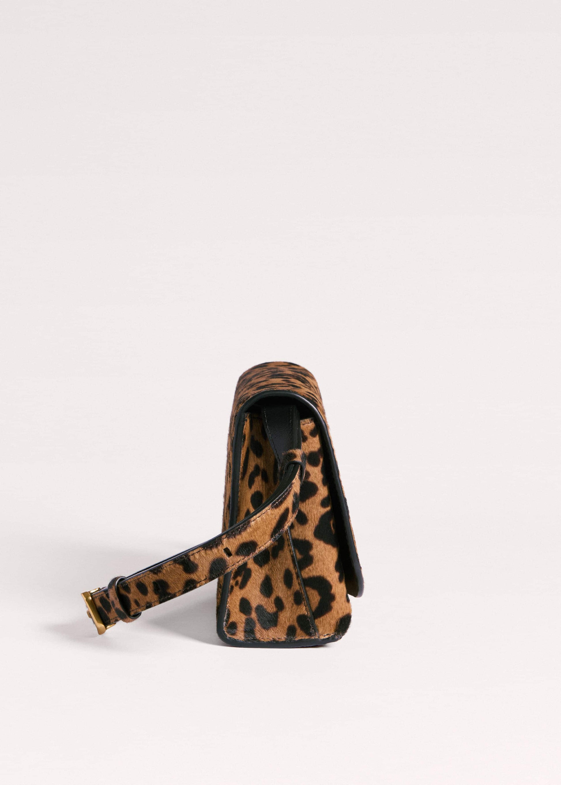 ME and EM Accessories Brown 2-Way Leopard Print Crossbody Bag